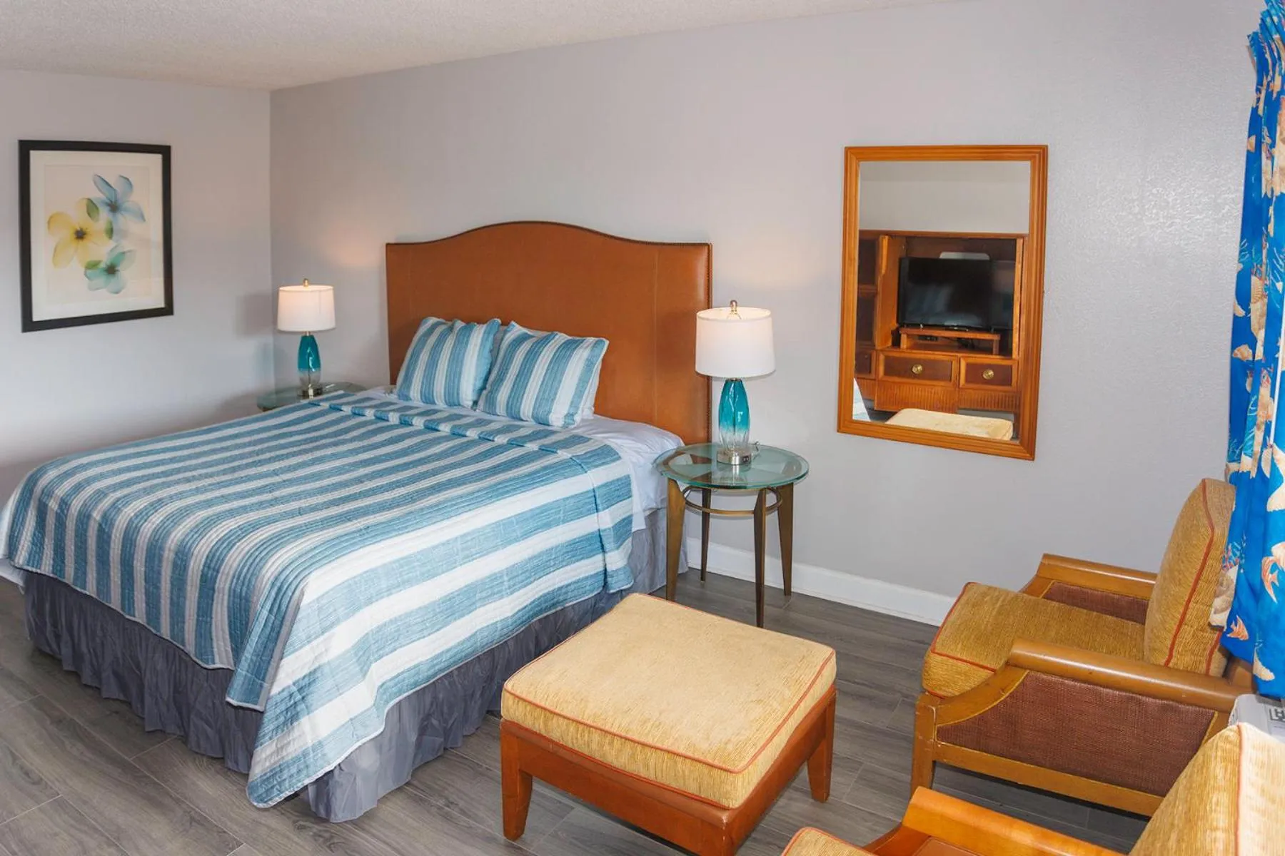 Bed in Atlantic Shores Inn and Suites