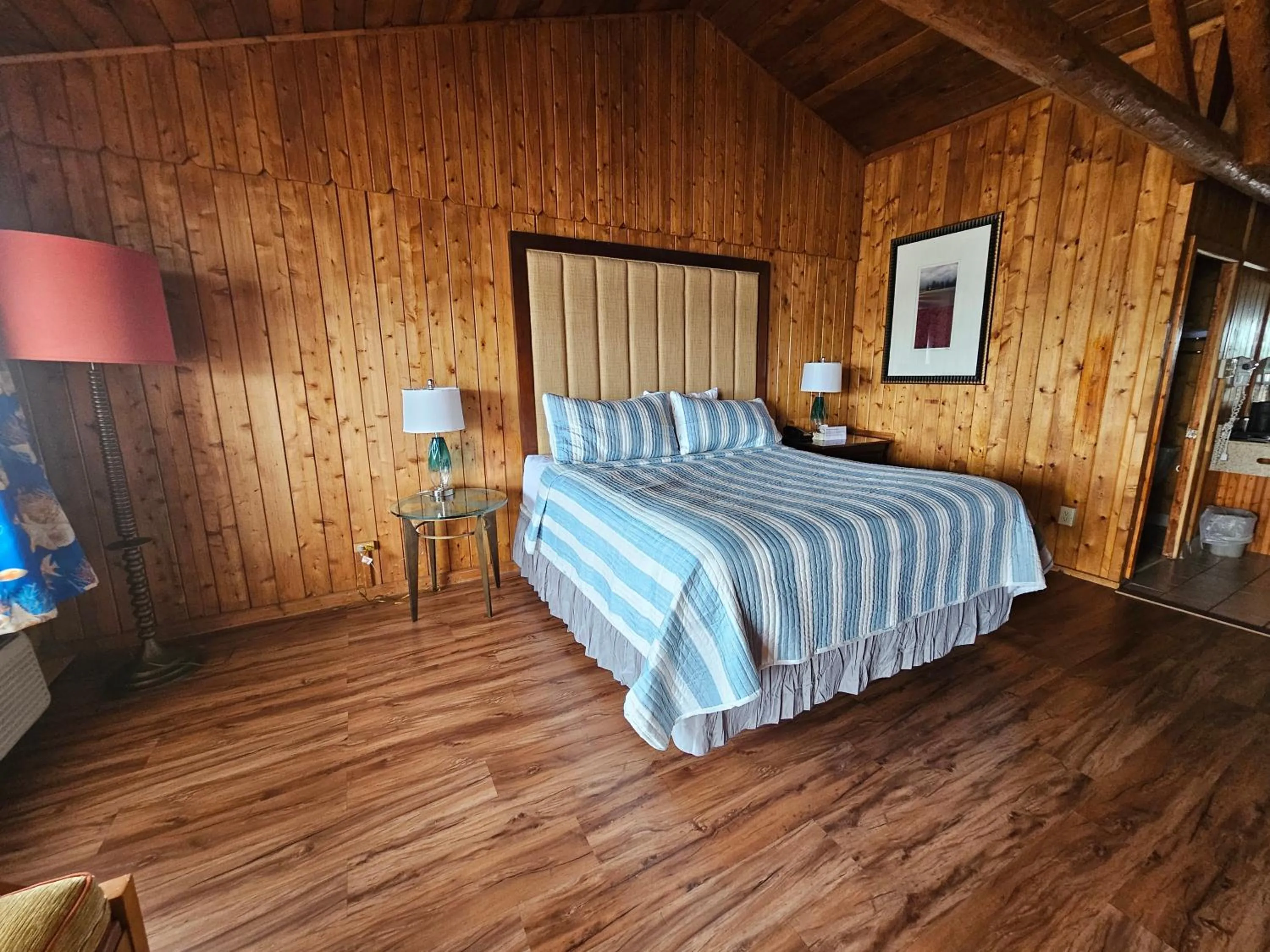 Bed in Atlantic Shores Inn and Suites