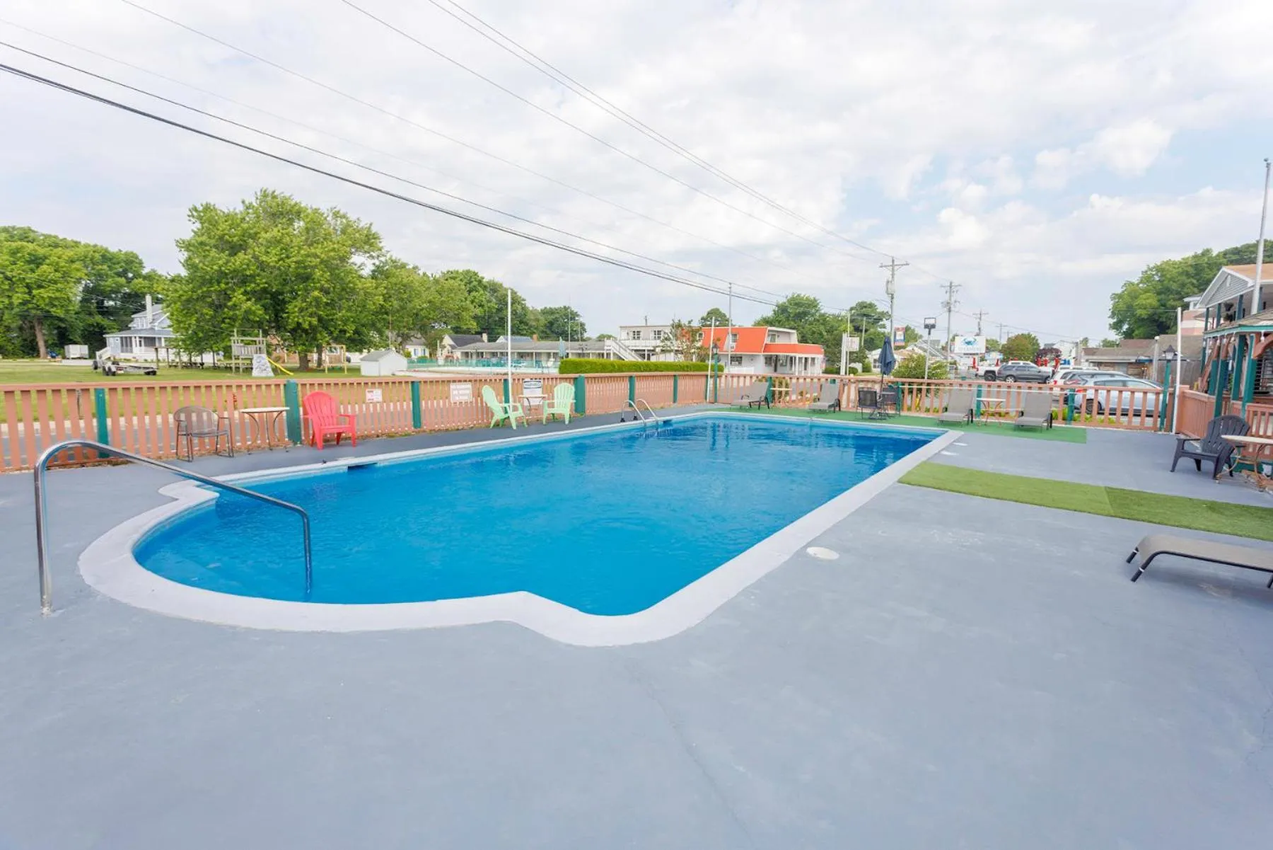 Swimming pool in Atlantic Shores Inn and Suites