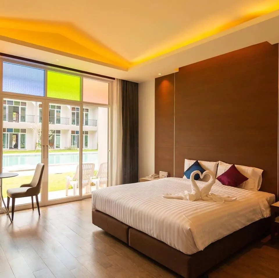 Bed in Southern Airport Hotel Hatyai