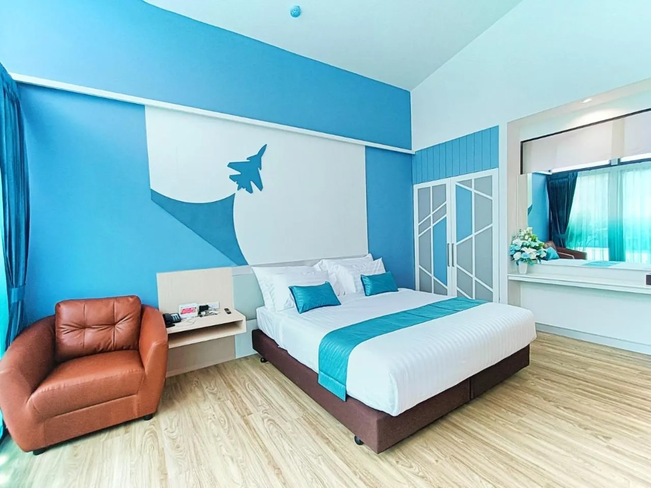 Bed in Southern Airport Hotel Hatyai