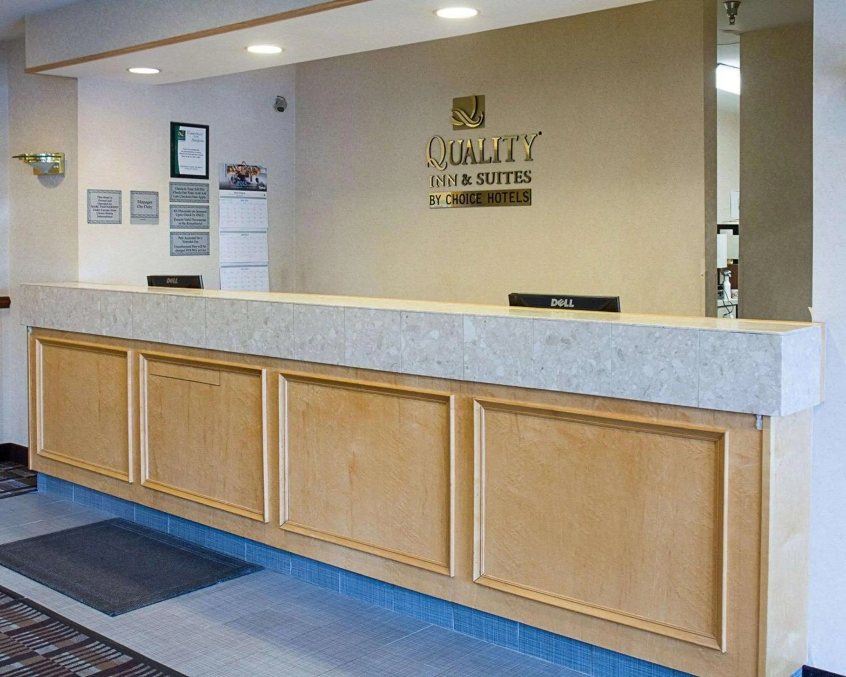 Lobby or reception in Quality Inn & Suites Quantico