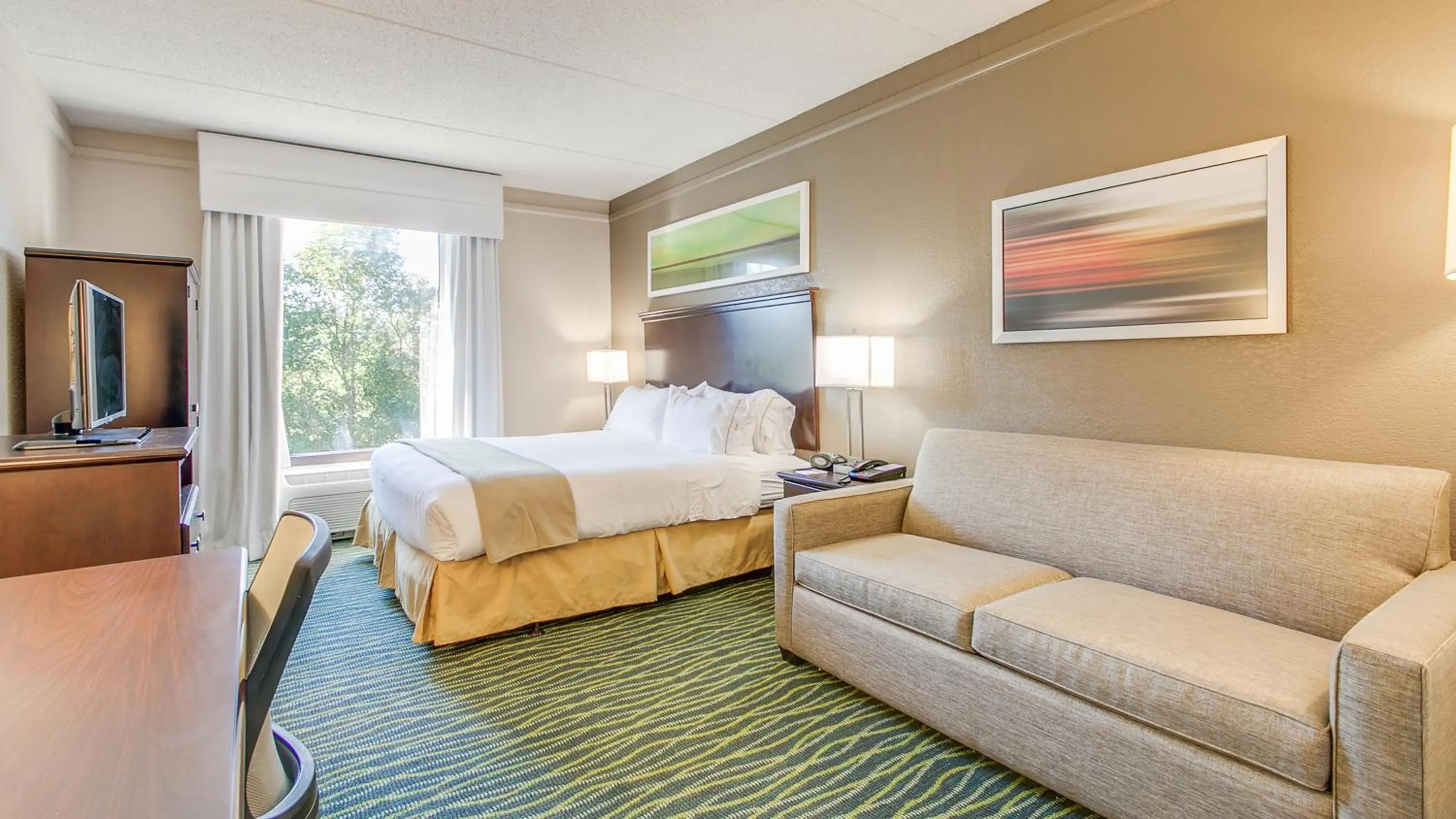Photo of the whole room, Bed in Holiday Inn Express Hotel & Suites Midlothian Turnpike by IHG