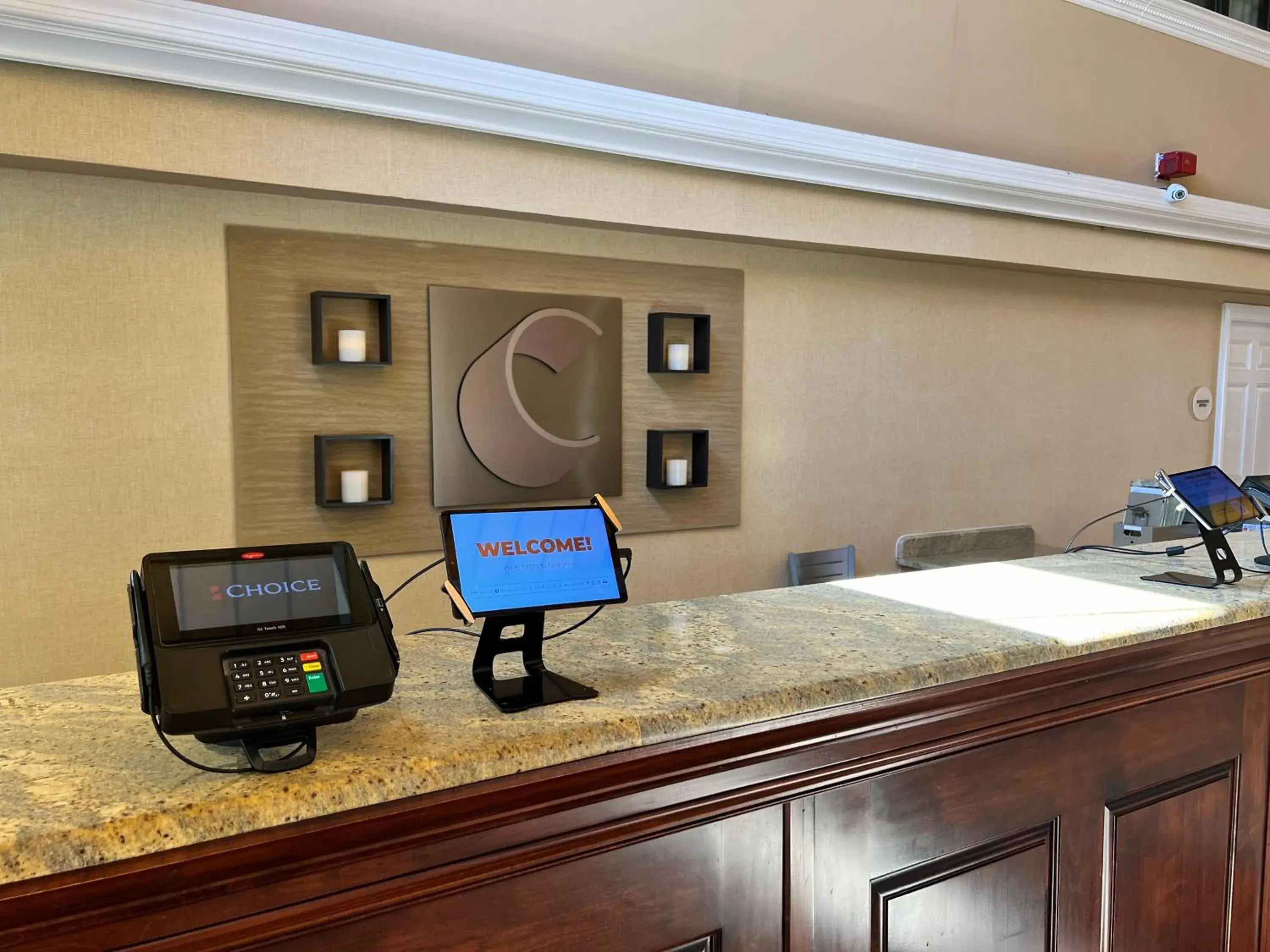 Lobby or reception in Comfort Inn Lobby or reception in Comfort Inn