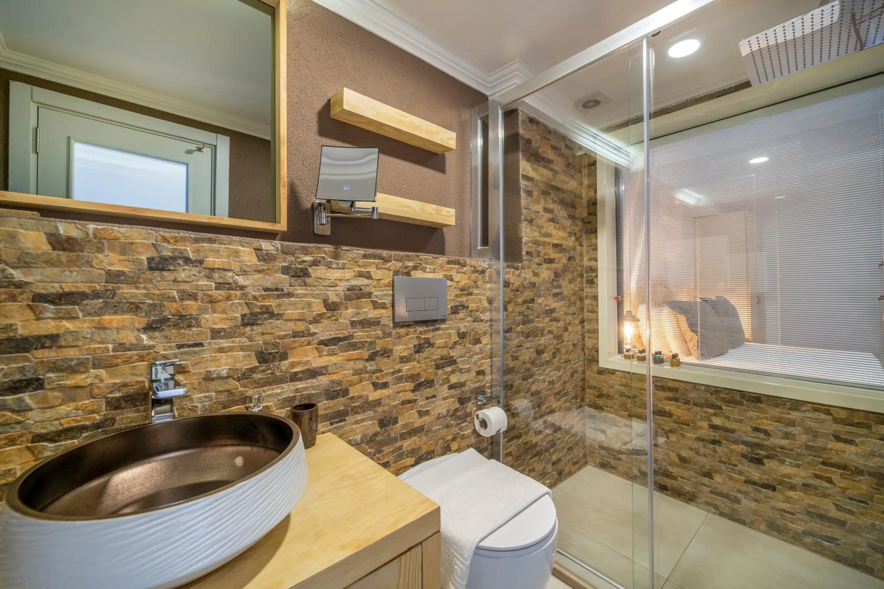 Shower in Ece Marina Suites