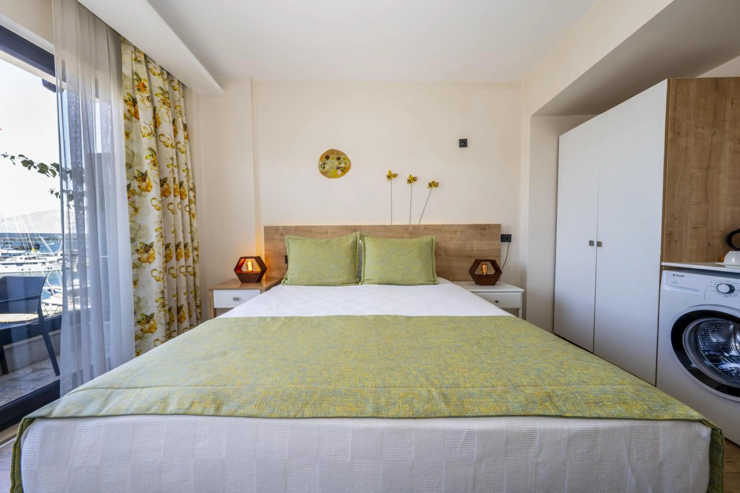 Bedroom, Bed in Ece Marina Suites