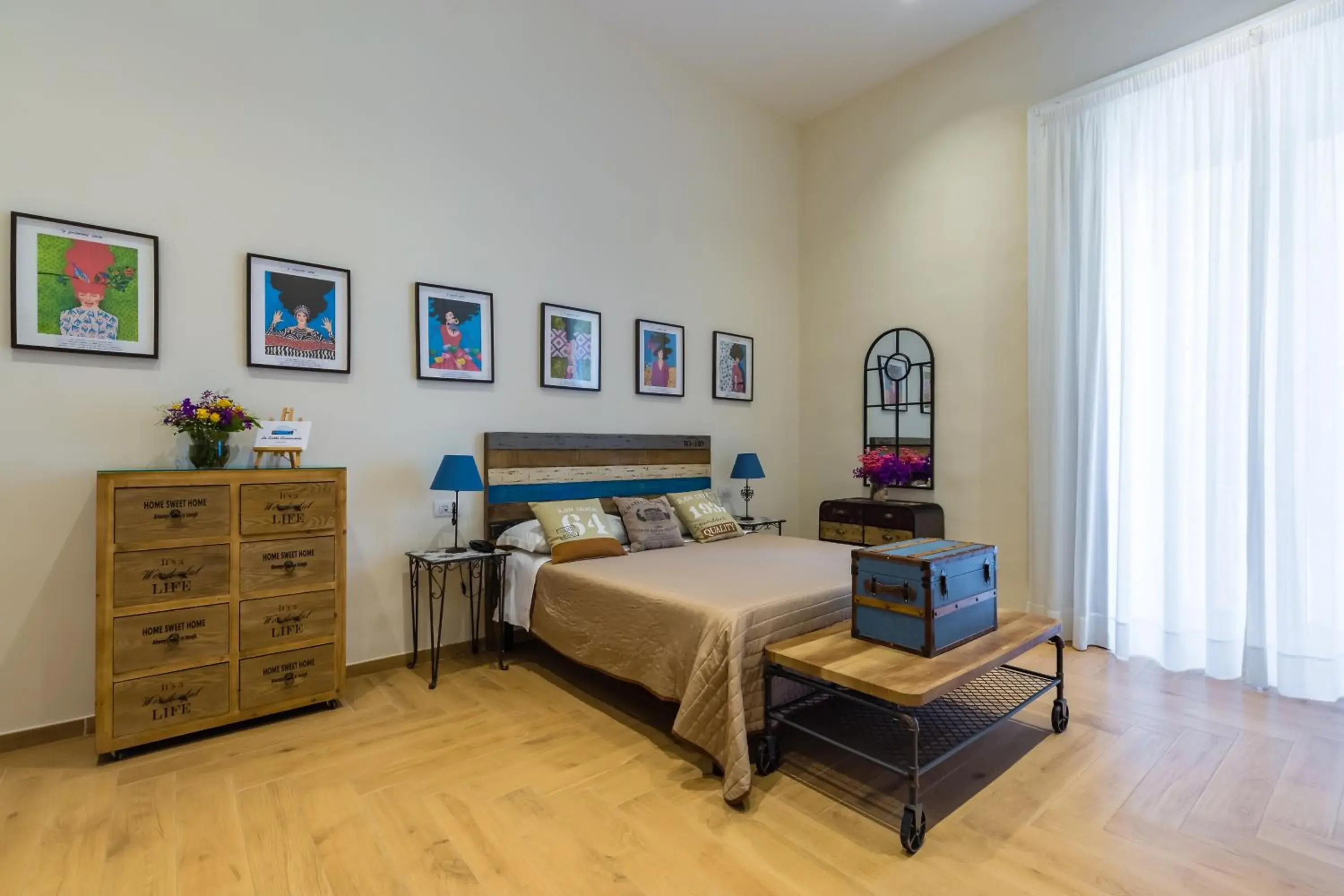 Deluxe Double Room with Balcony - single occupancy in La Gatta Cenerentola Rooms Deluxe Double Room with Balcony - single occupancy in La Gatta Cenerentola Rooms