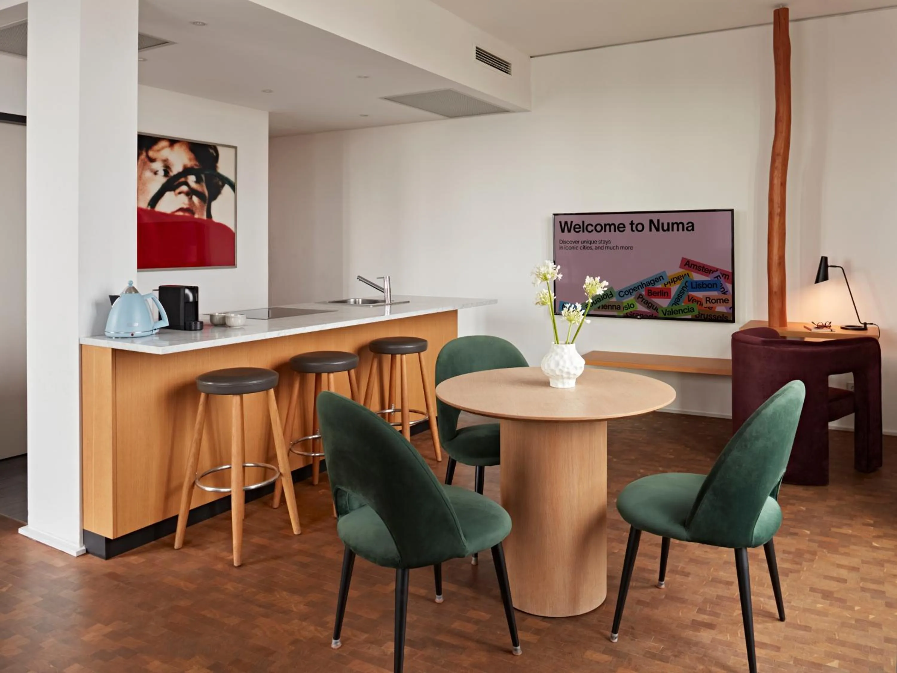 Kitchen or kitchenette in Numa Berlin Drift