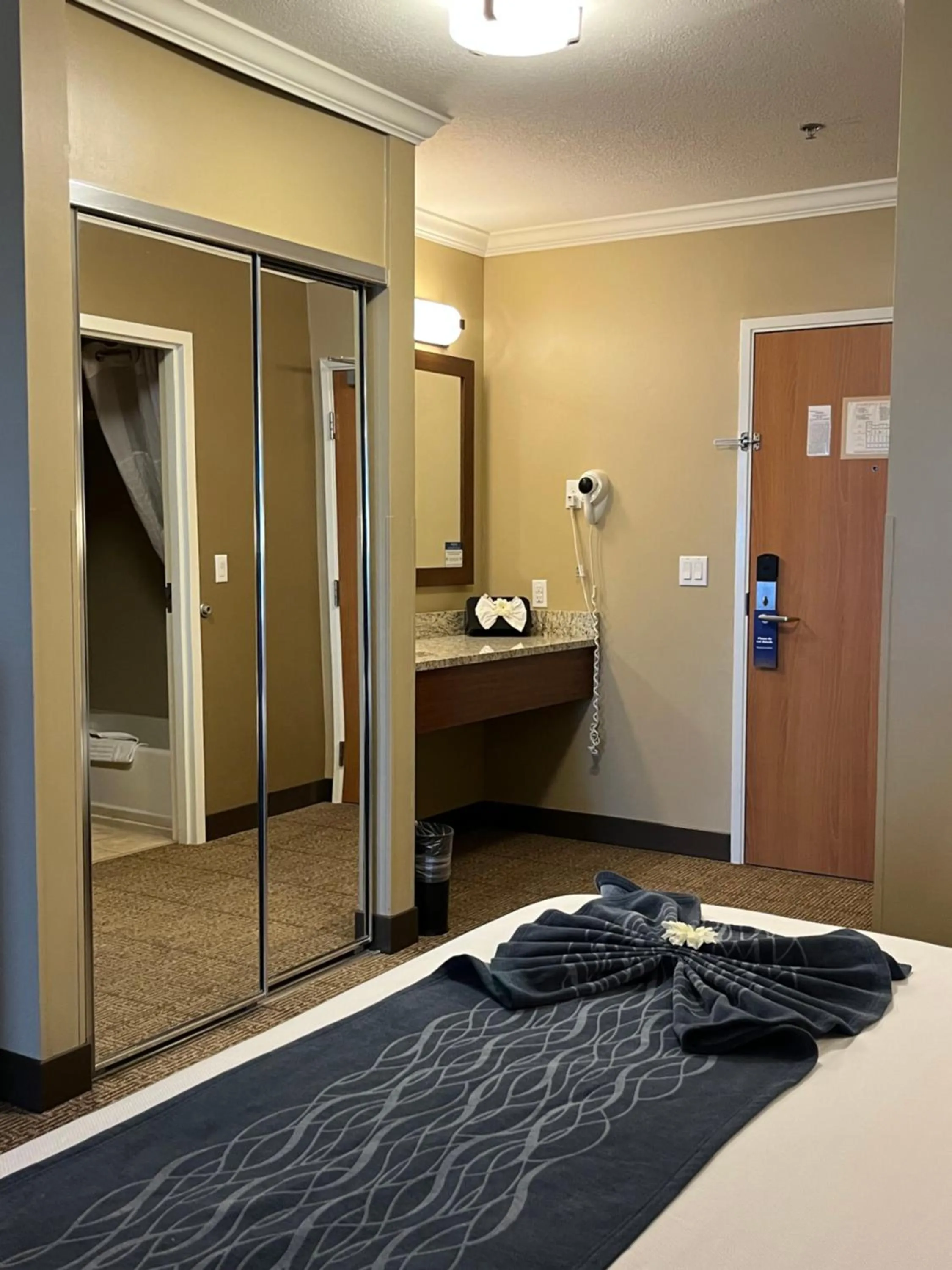 Bed in Comfort Inn & Suites Ocean Shores