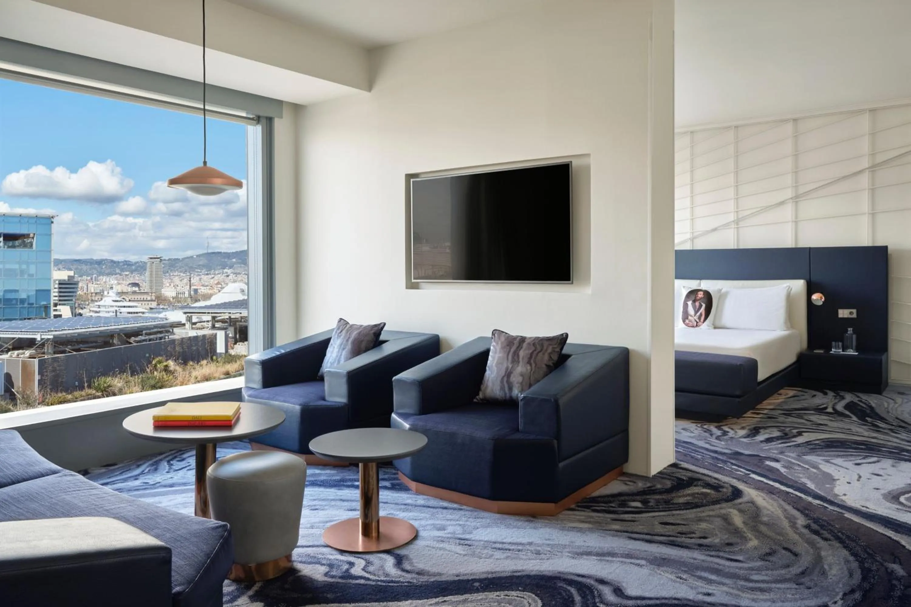 Photo of the whole room in W Barcelona