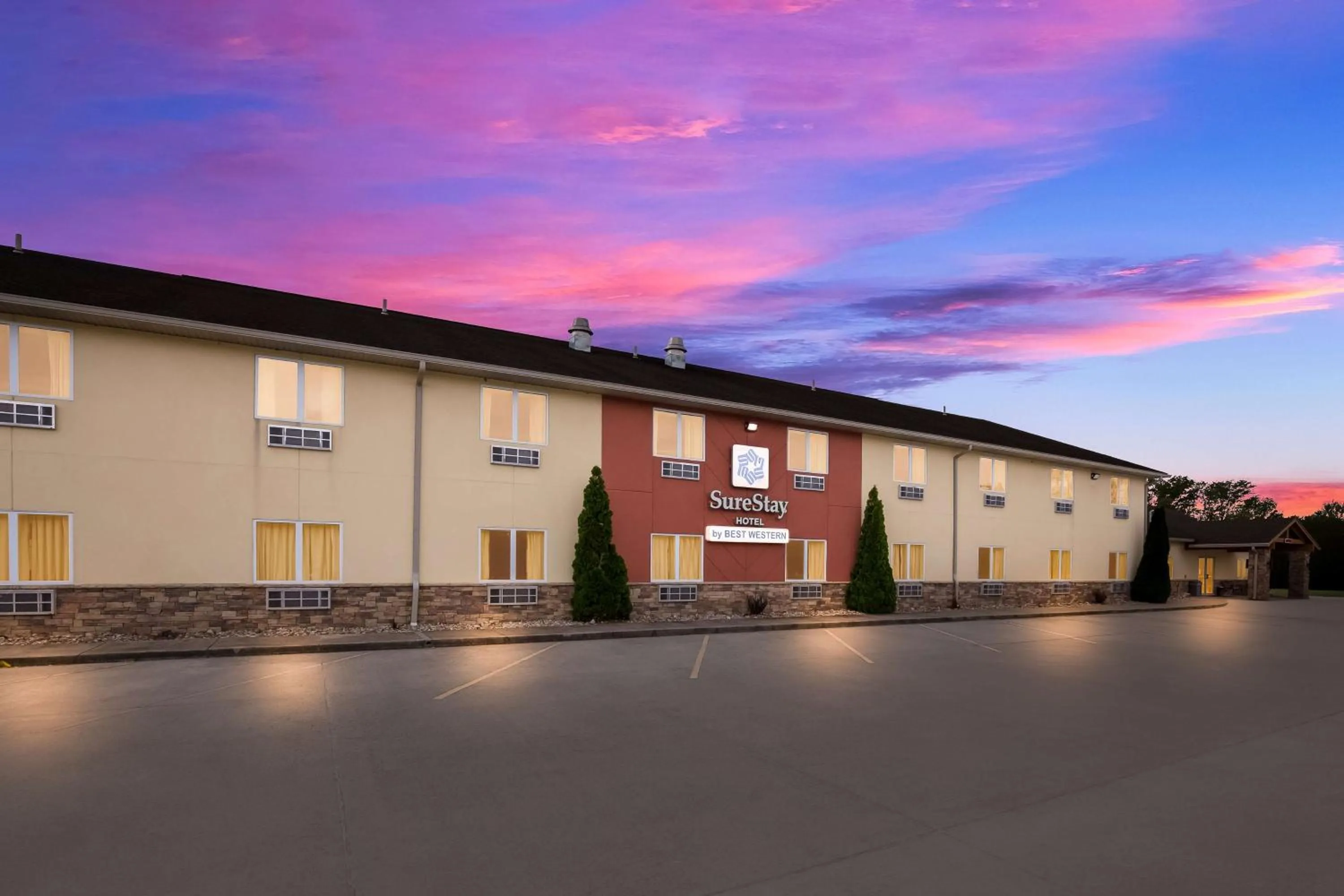 Property building in SureStay Hotel by Best Western Whittington Rend Lake