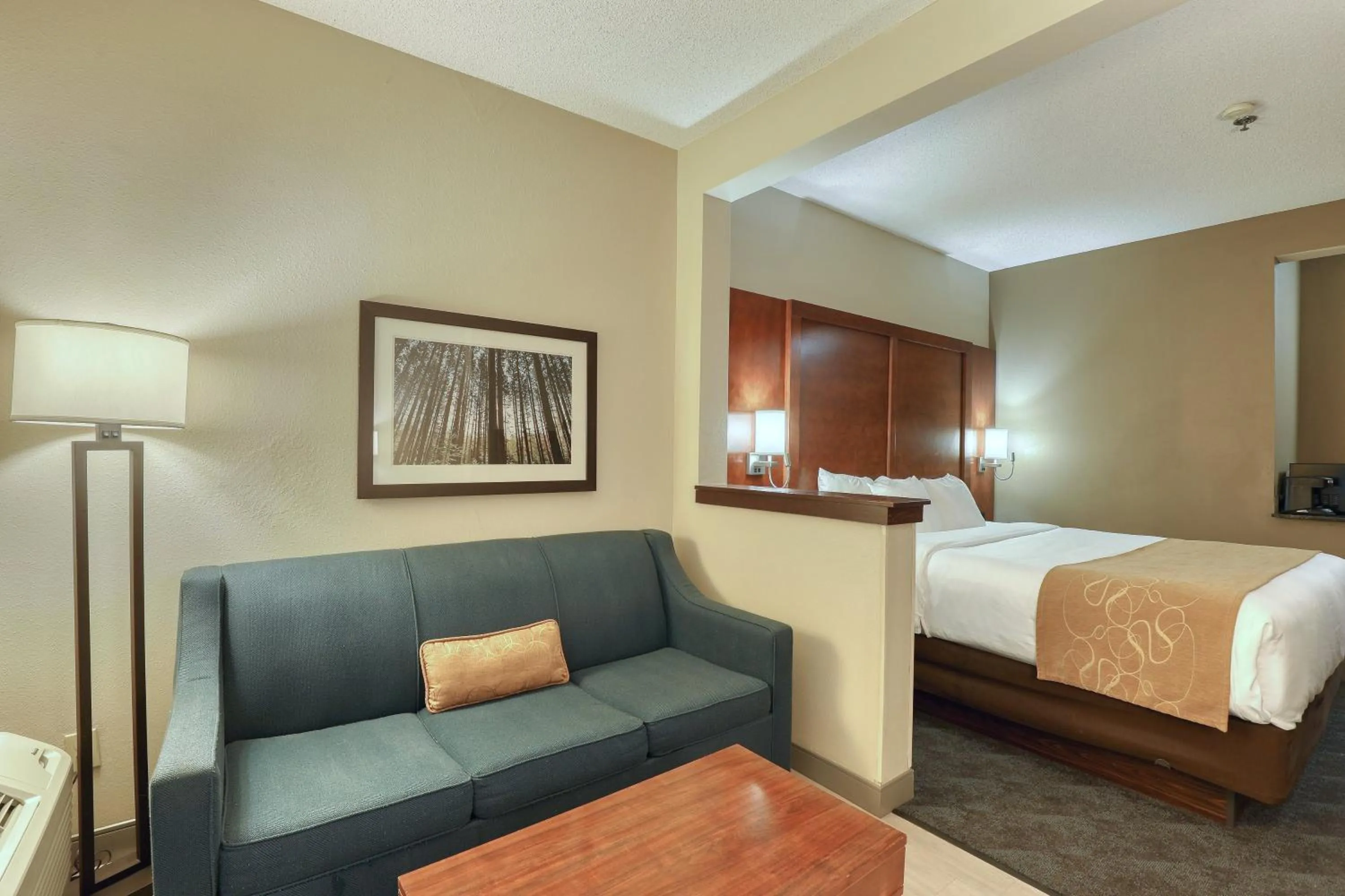 Bedroom, Bed in Comfort Suites Appleton Airport
