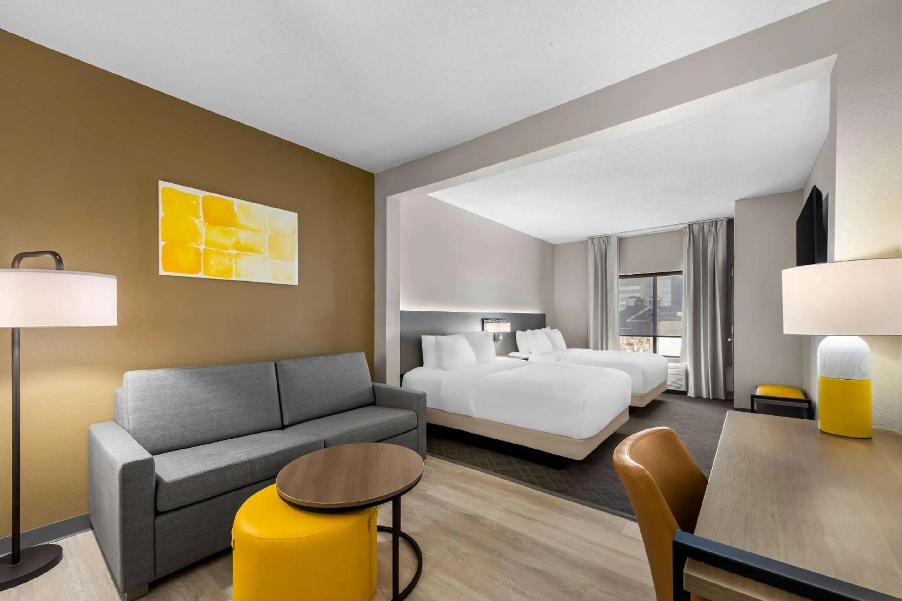 Bedroom, Bed in Comfort Suites Stevens Point