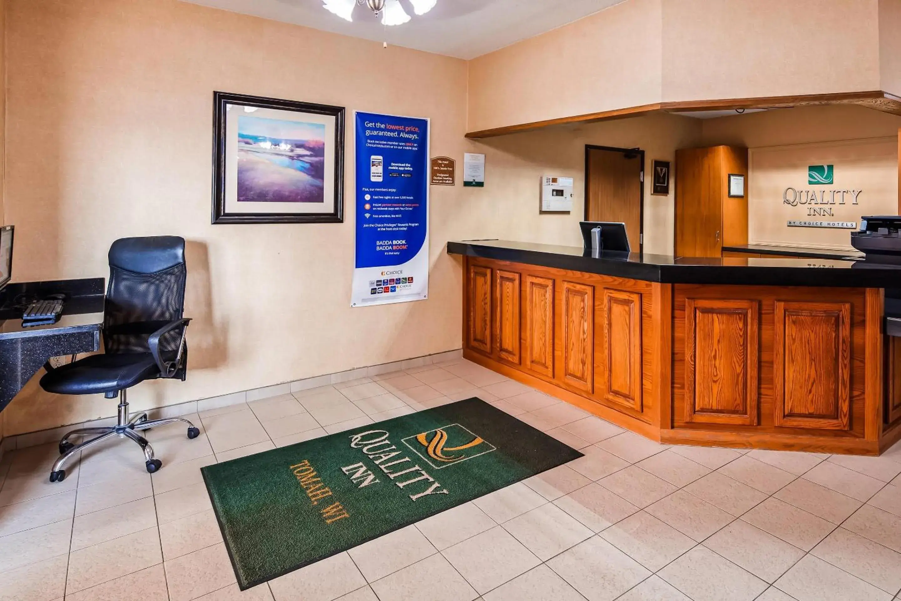 Lobby or reception in Quality Inn Tomah Lobby or reception in Quality Inn Tomah