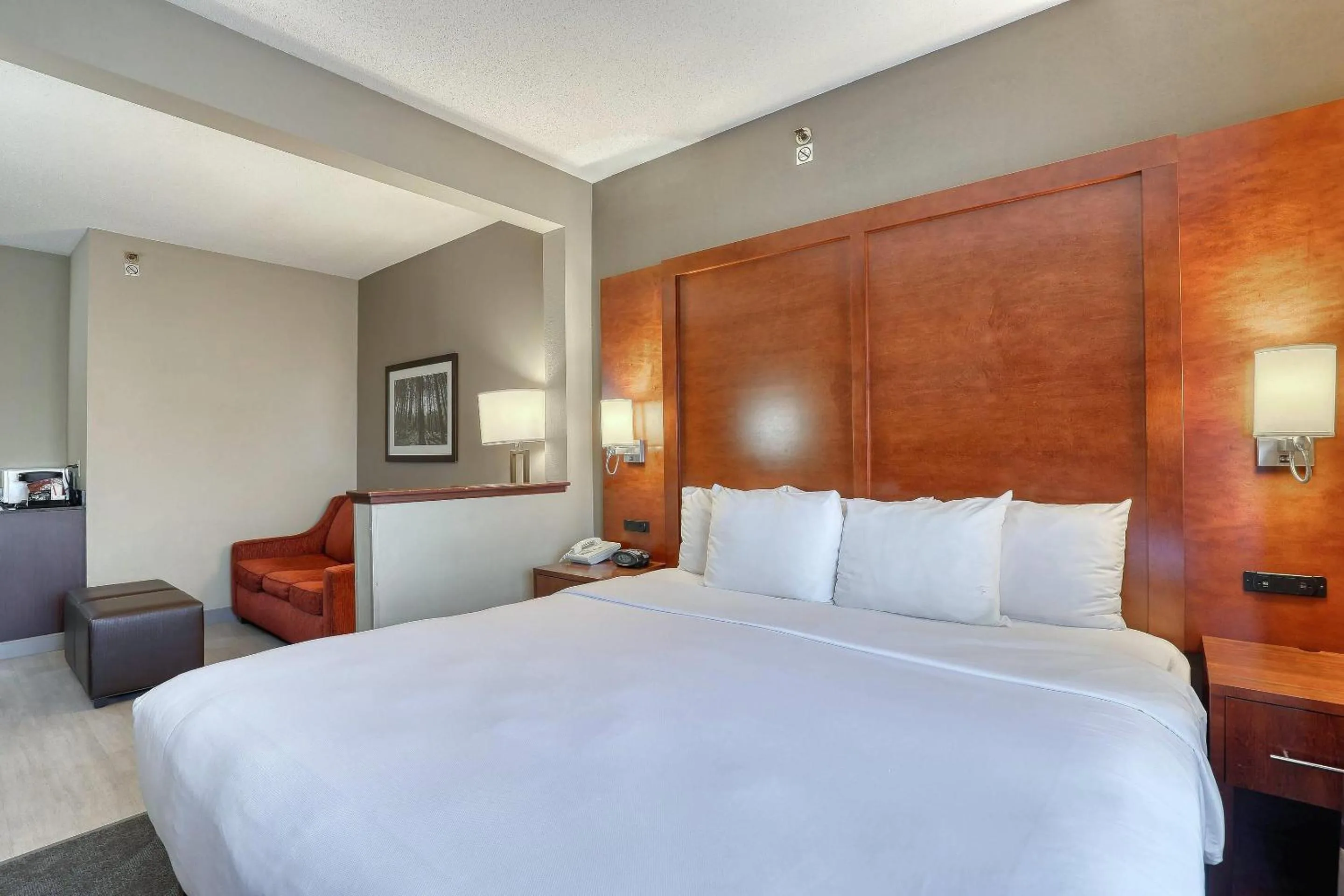 Bedroom, Bed in Comfort Suites Madison West - Middleton