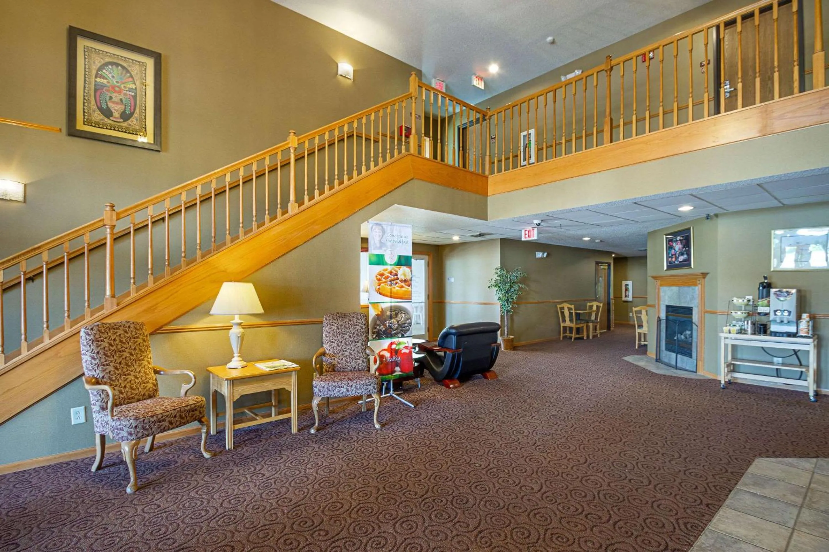 Lobby or reception in Quality Inn Mineral Point