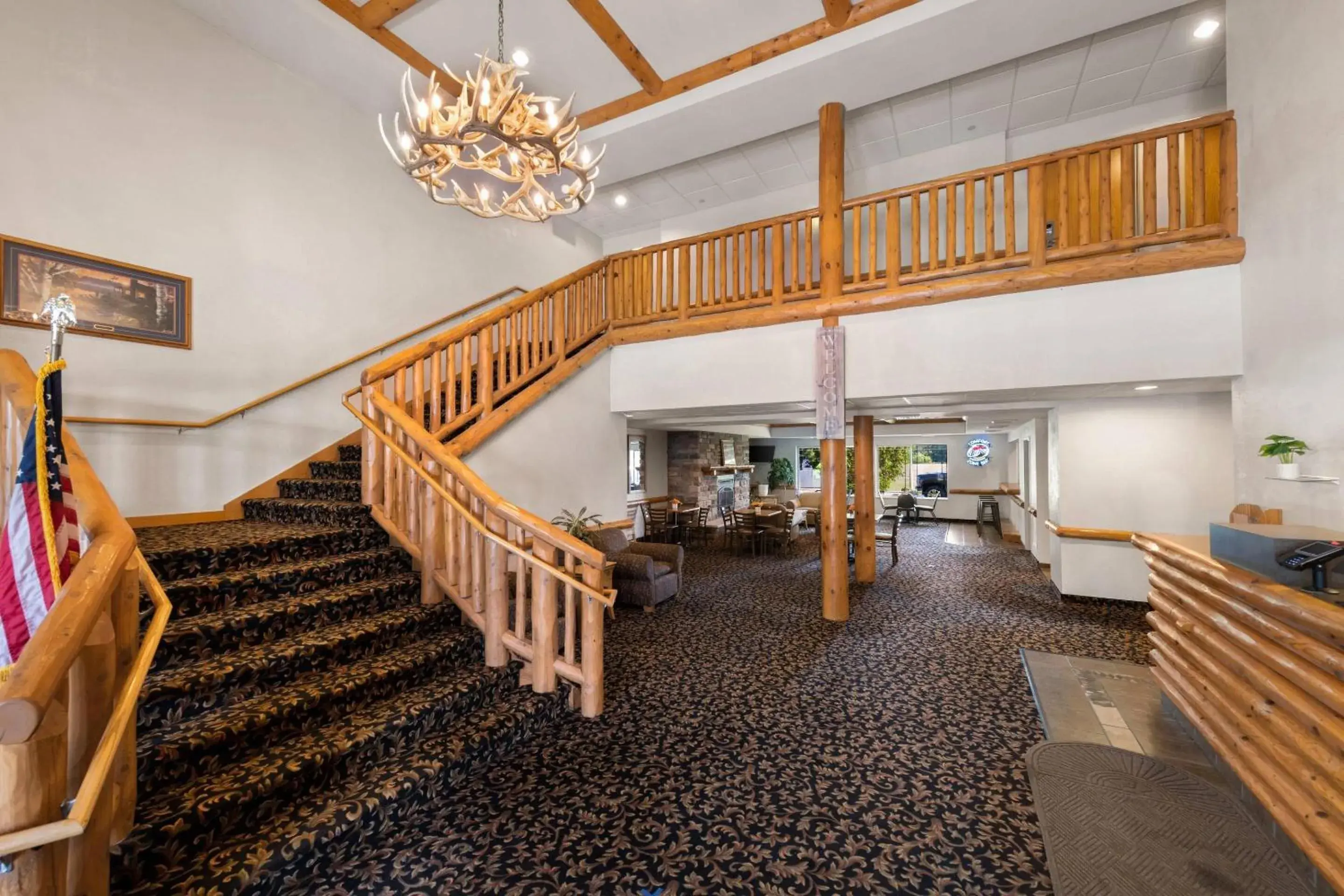 Lobby or reception in Rodeway Inn & Suites Tomahawk Lobby or reception in Rodeway Inn & Suites Tomahawk
