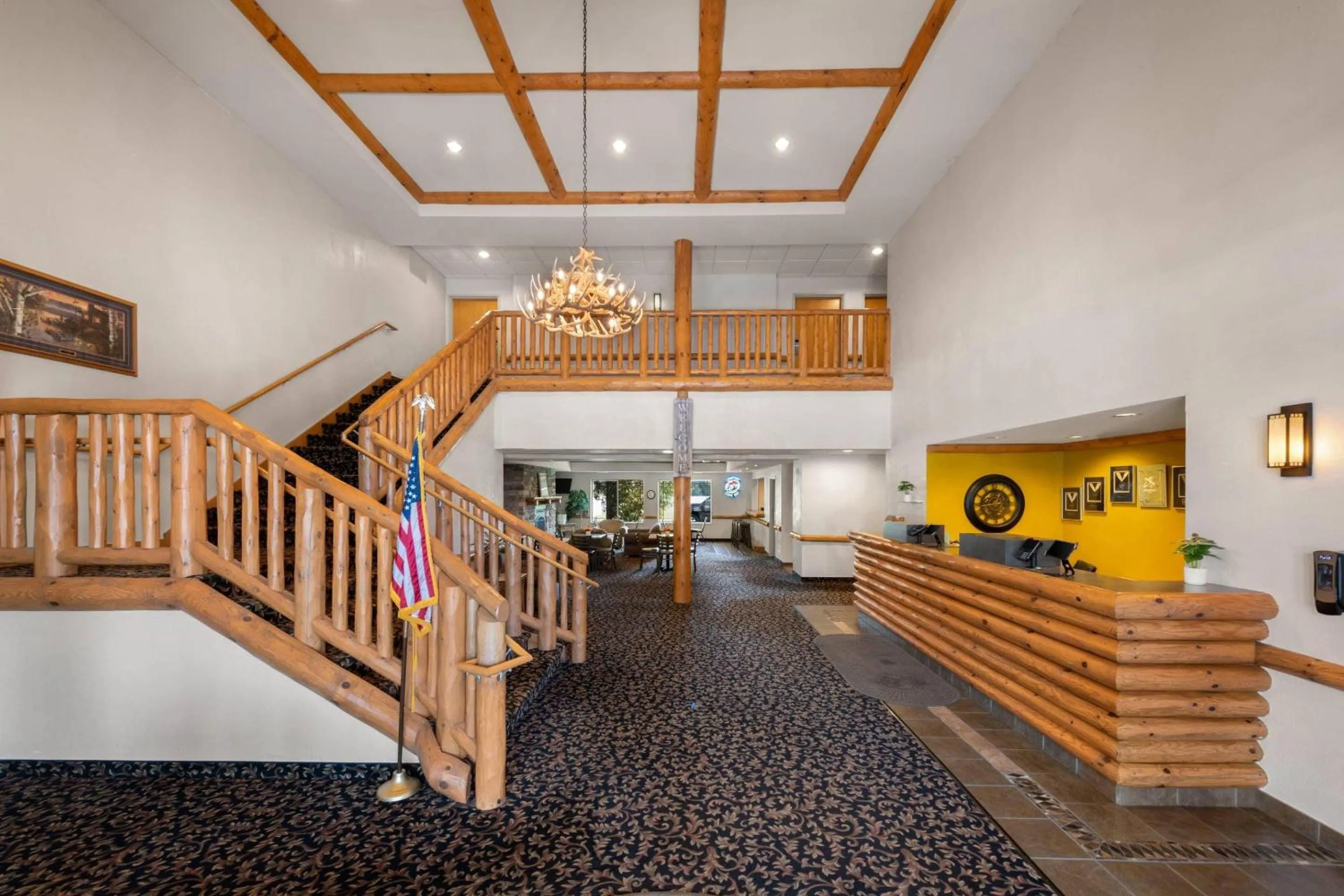 Lobby or reception in Rodeway Inn & Suites Tomahawk