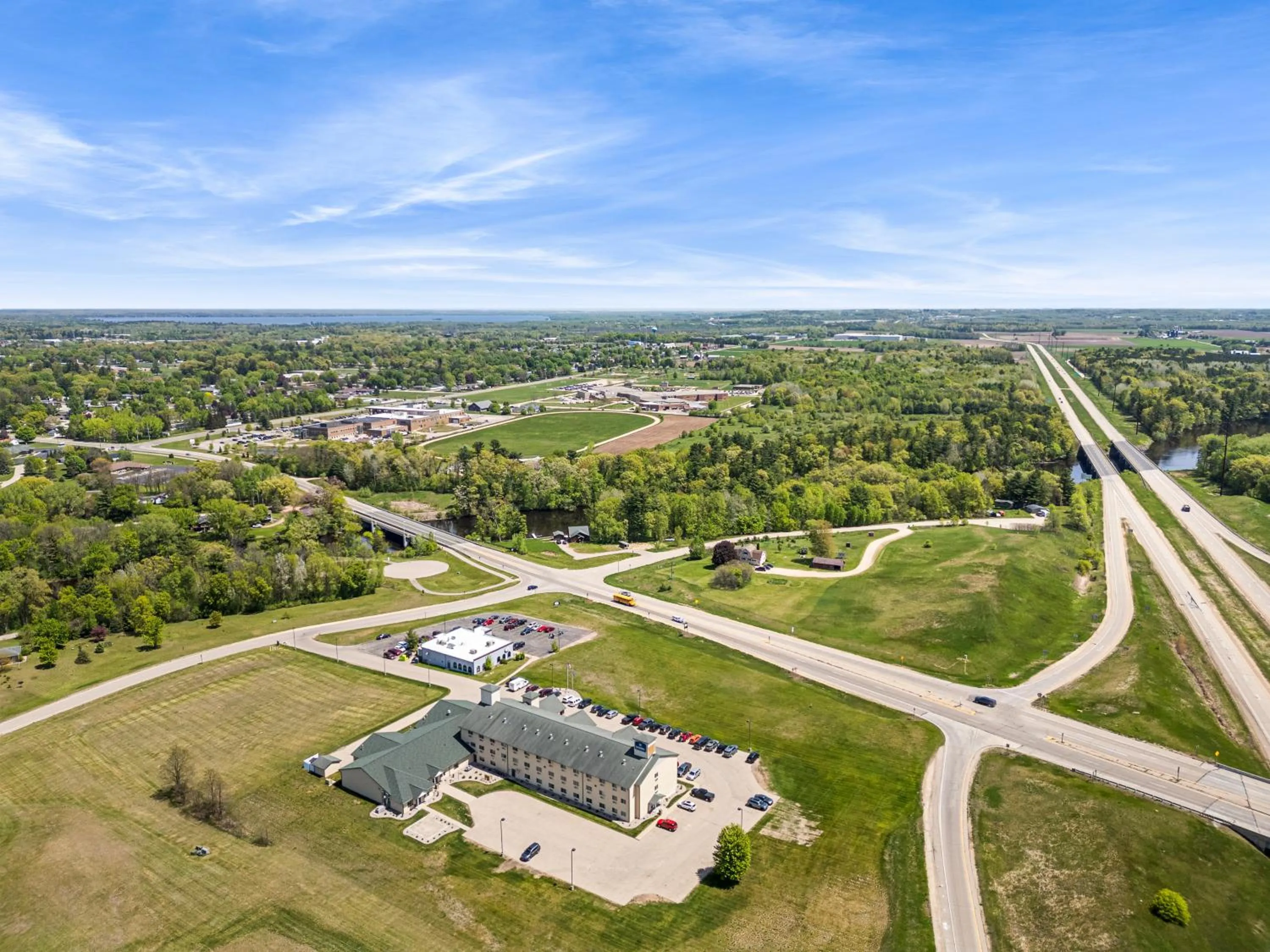 Bird's eye view in Boarders Inn & Suites by Cobblestone Hotels - Shawano