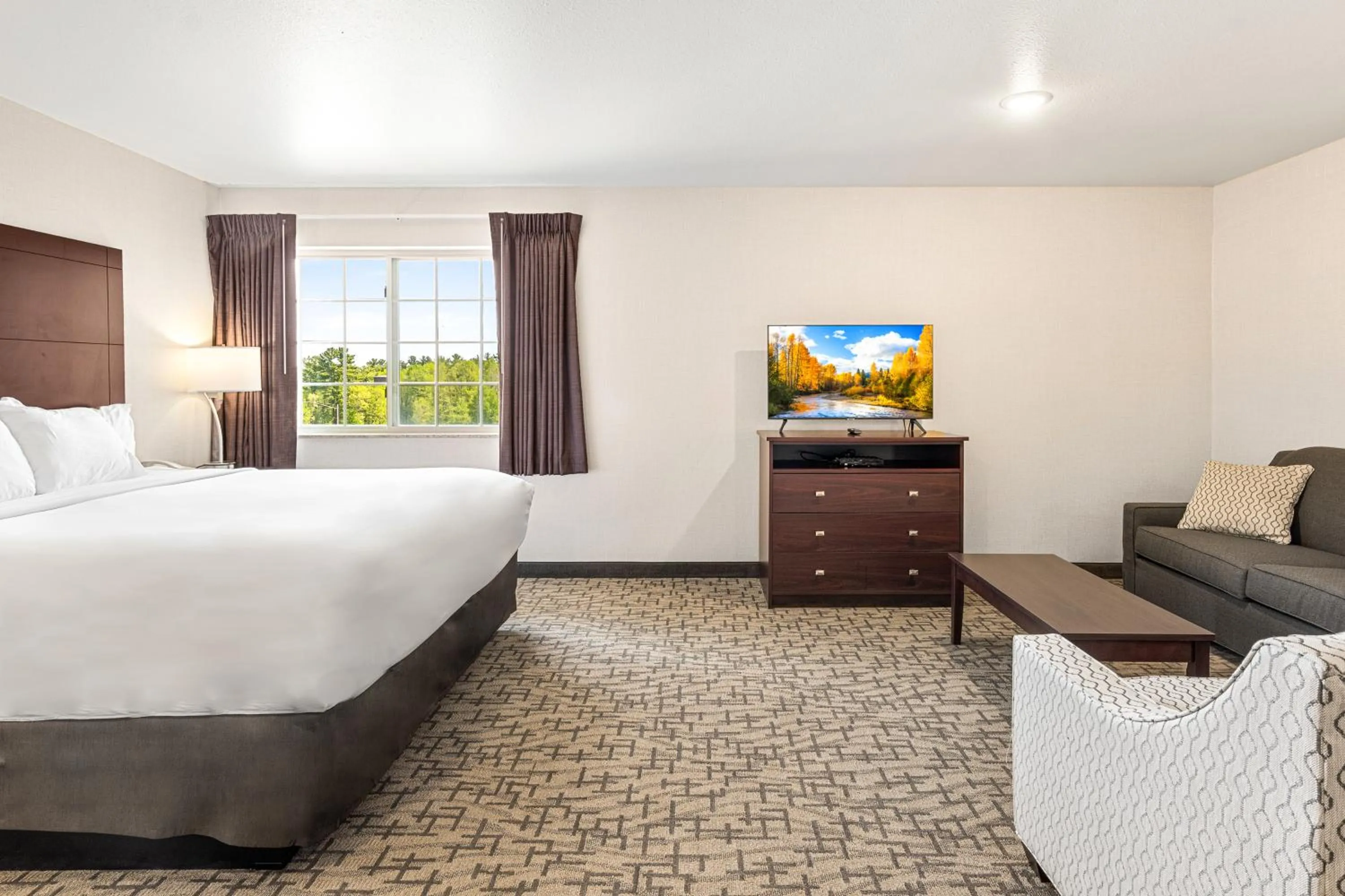 Photo of the whole room, Bed in Boarders Inn & Suites by Cobblestone Hotels - Shawano
