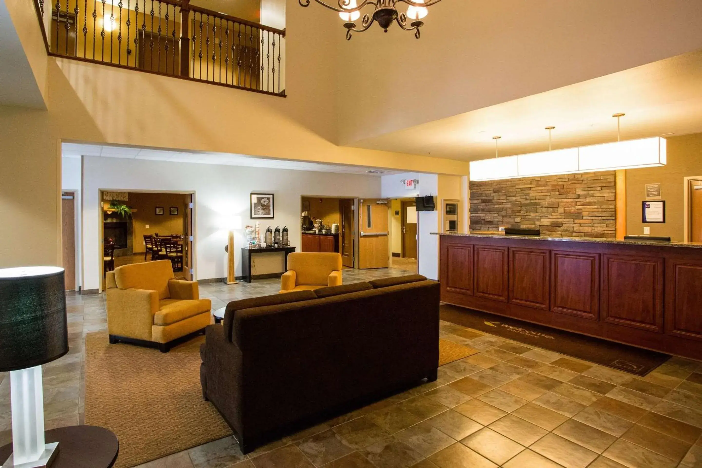 Lobby or reception in Sleep Inn & Suites Conference Center Eau Claire North Lobby or reception in Sleep Inn & Suites Conference Center Eau Claire North