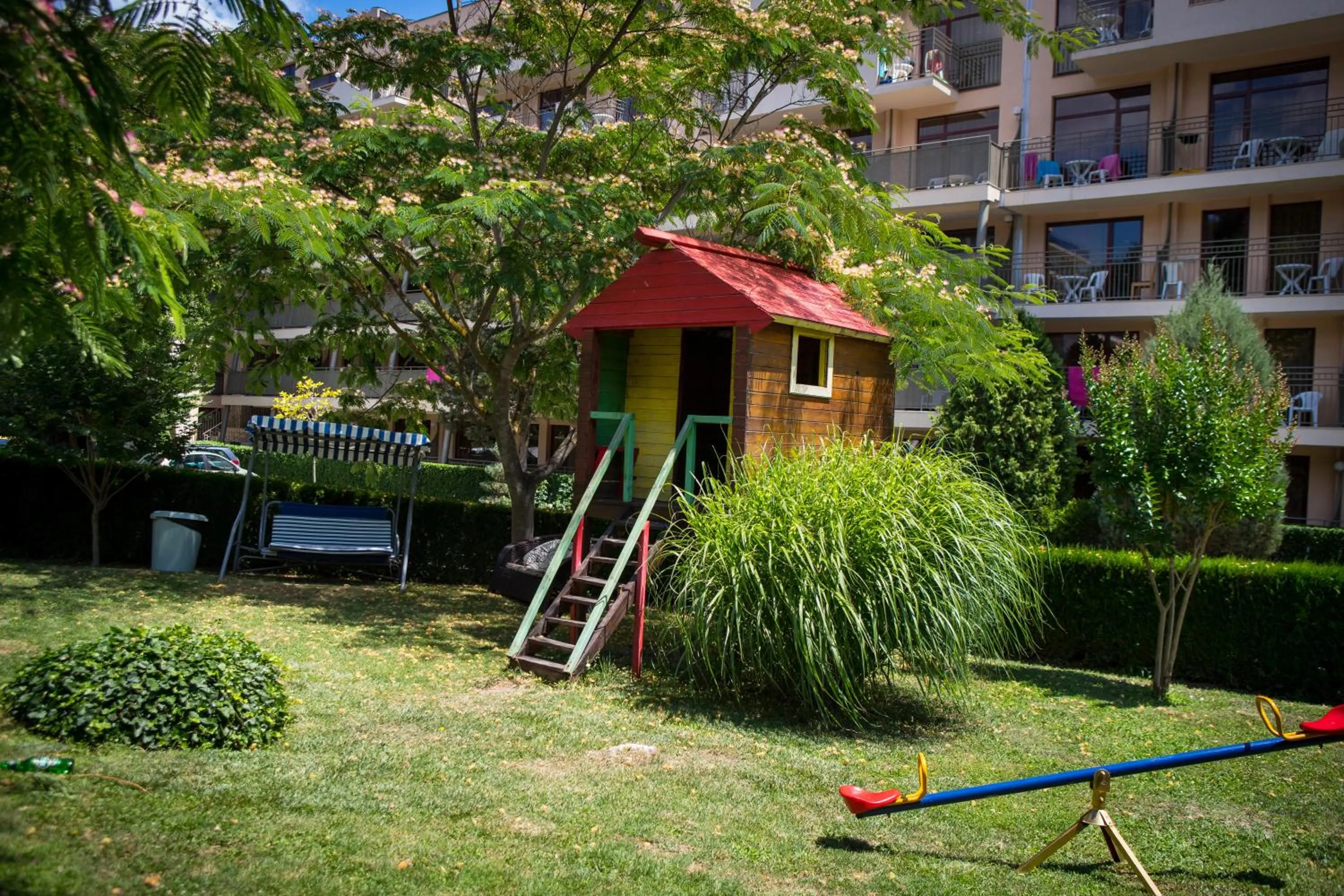 Children play ground in Park Hotel Perla