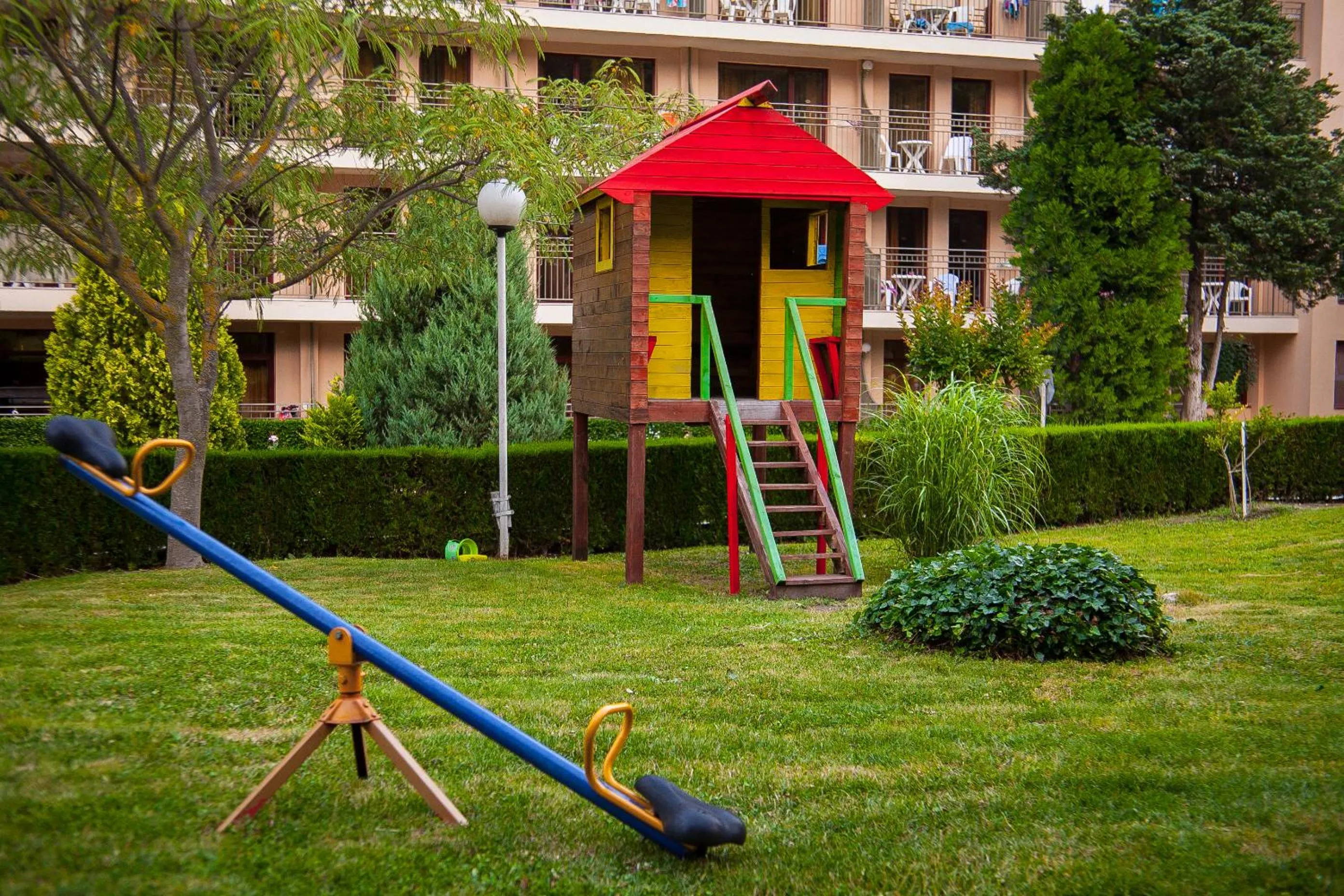 Children play ground in Park Hotel Perla