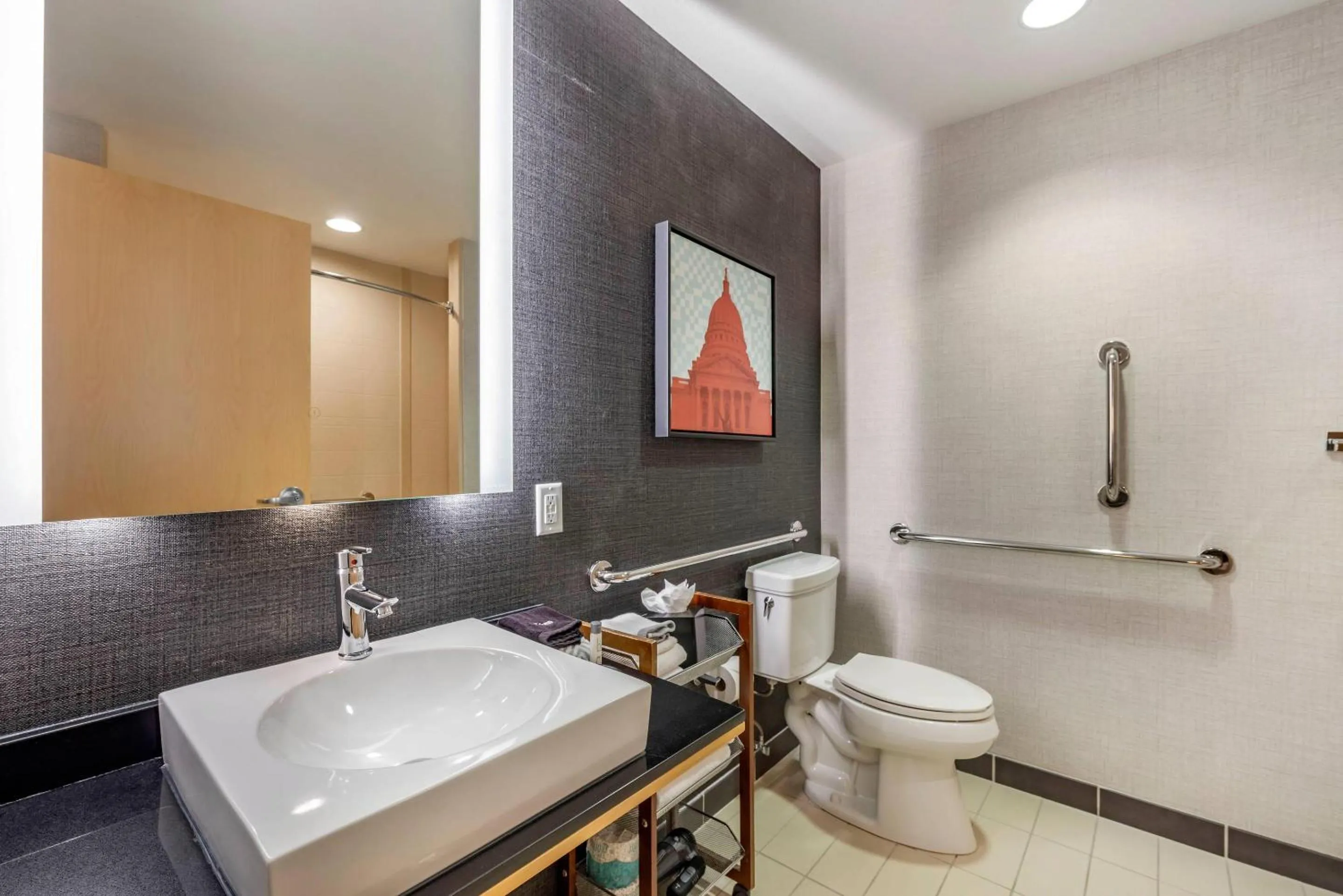 Toilet in Cambria Hotel Madison East