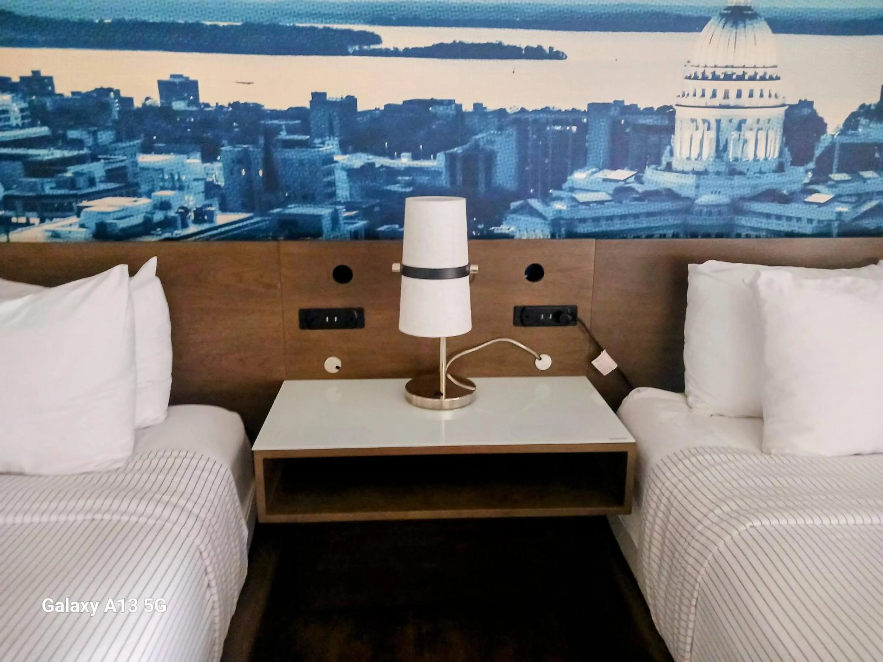 Bed in Cambria Hotel Madison East