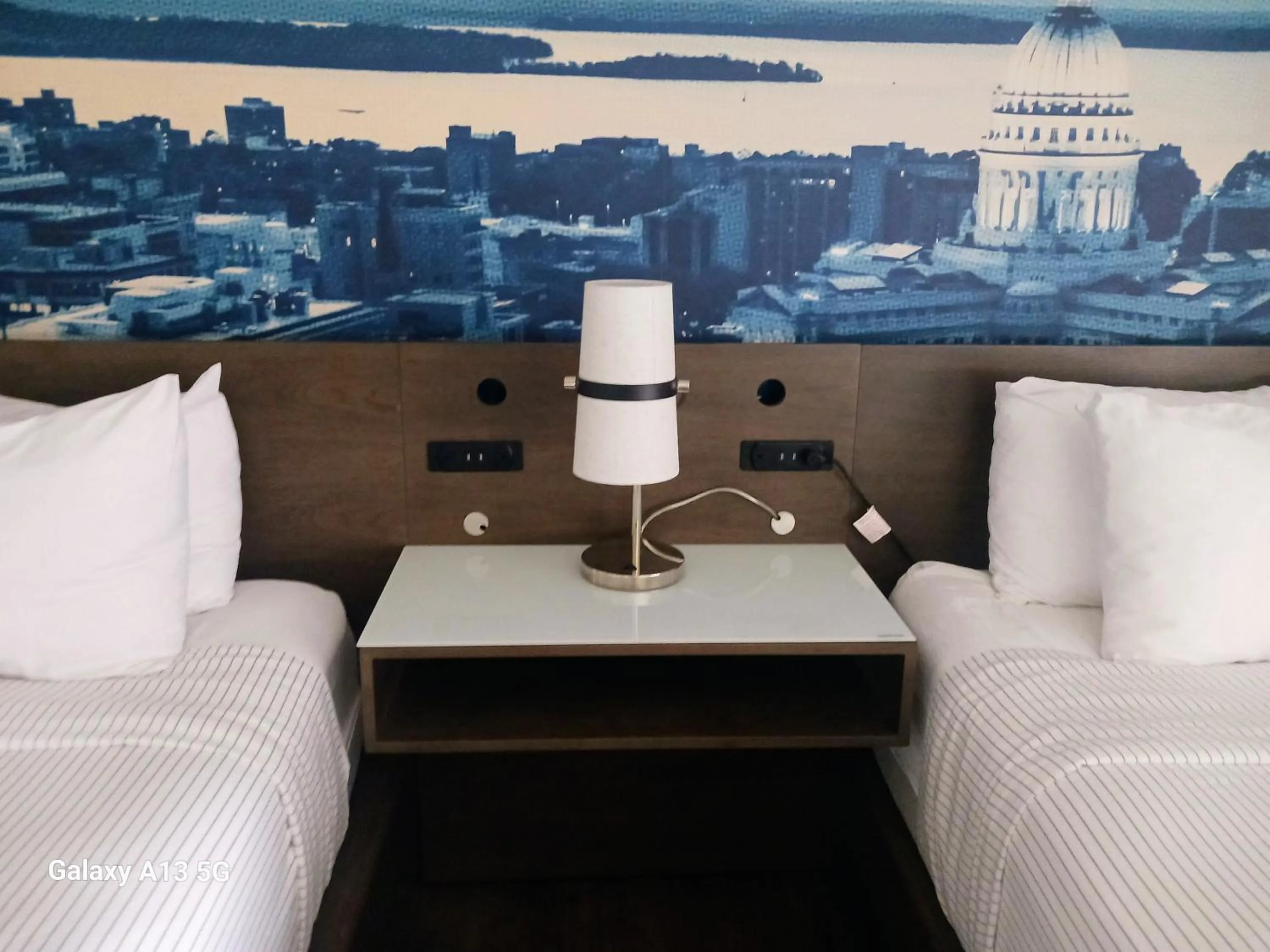 Bed in Cambria Hotel Madison East