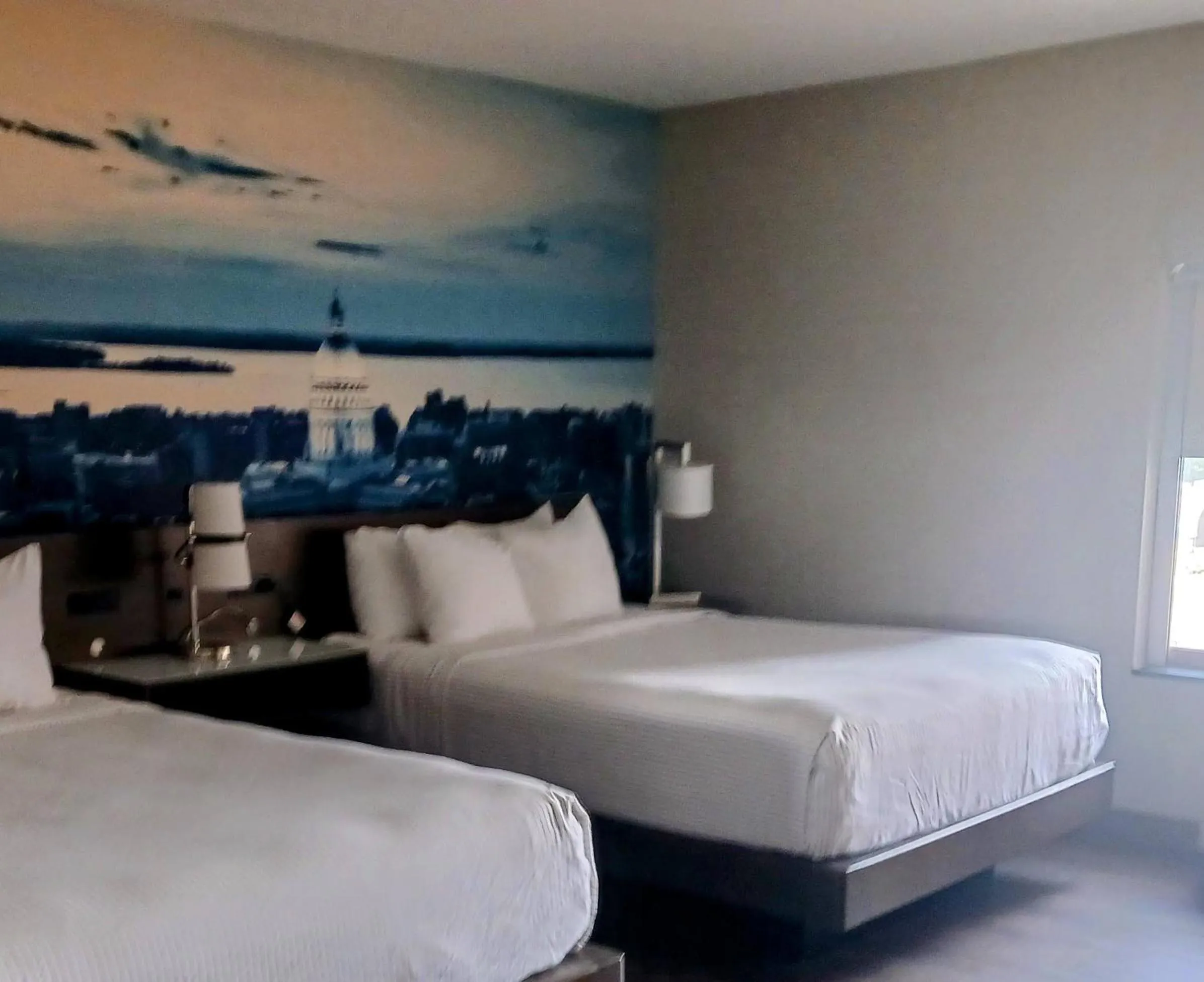 Bed in Cambria Hotel Madison East