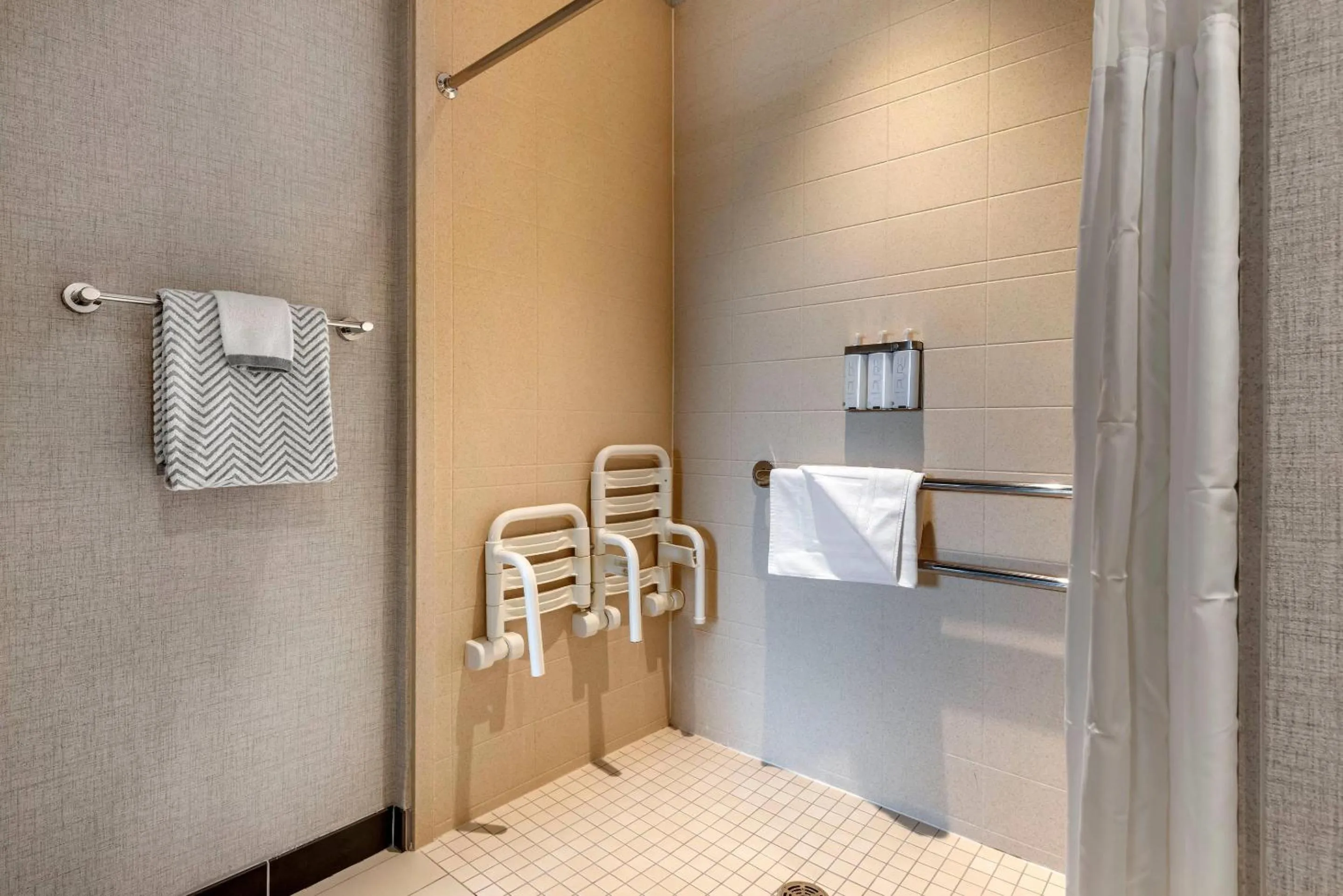 Shower in Cambria Hotel Madison East