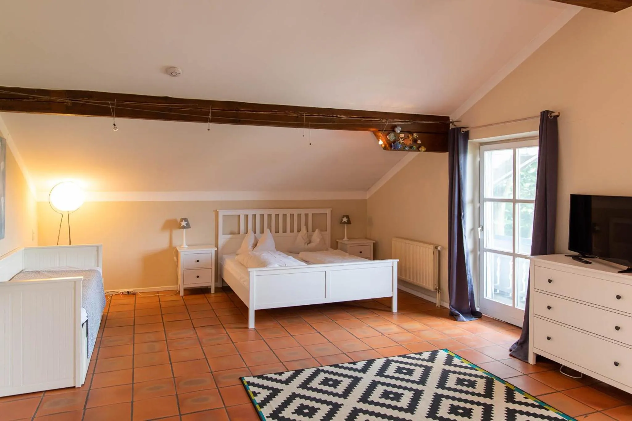 Quadruple Room with Balcony - single occupancy in Fischerstüberl Attel