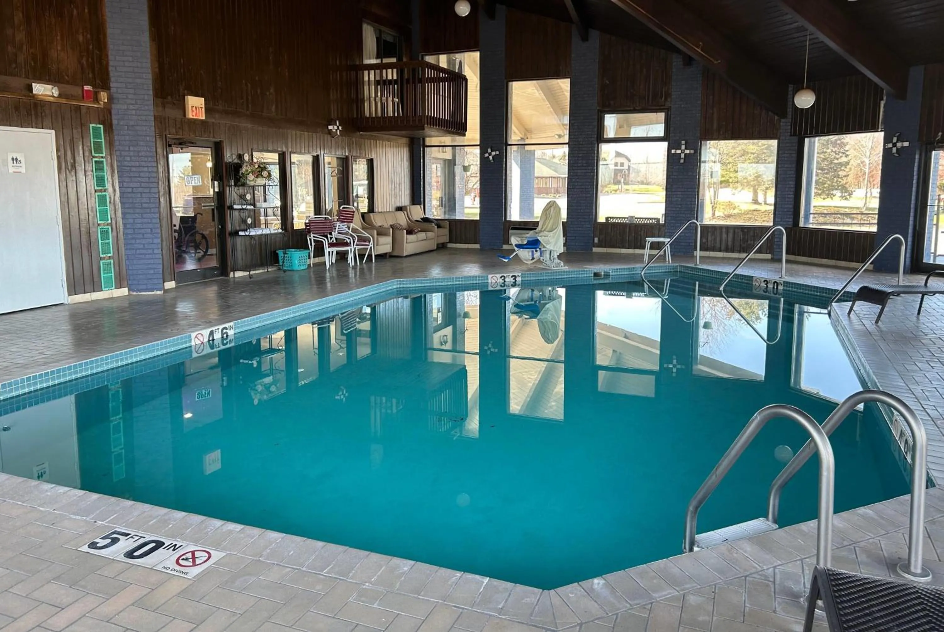 Swimming pool in AmericInn by Wyndham Mosinee Central Wisconsin Airport