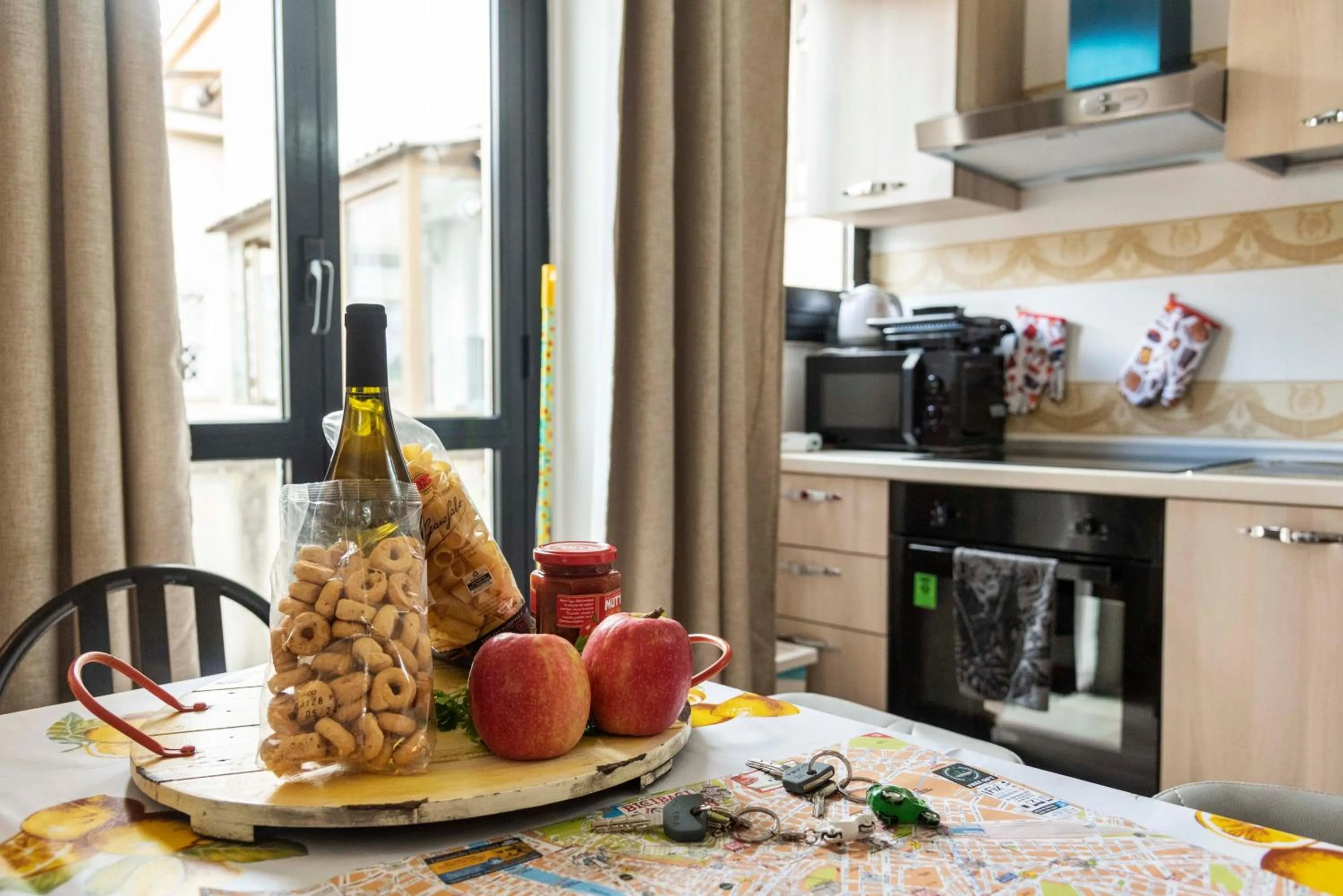 Kitchen or kitchenette in Merulana Suite S.Peter