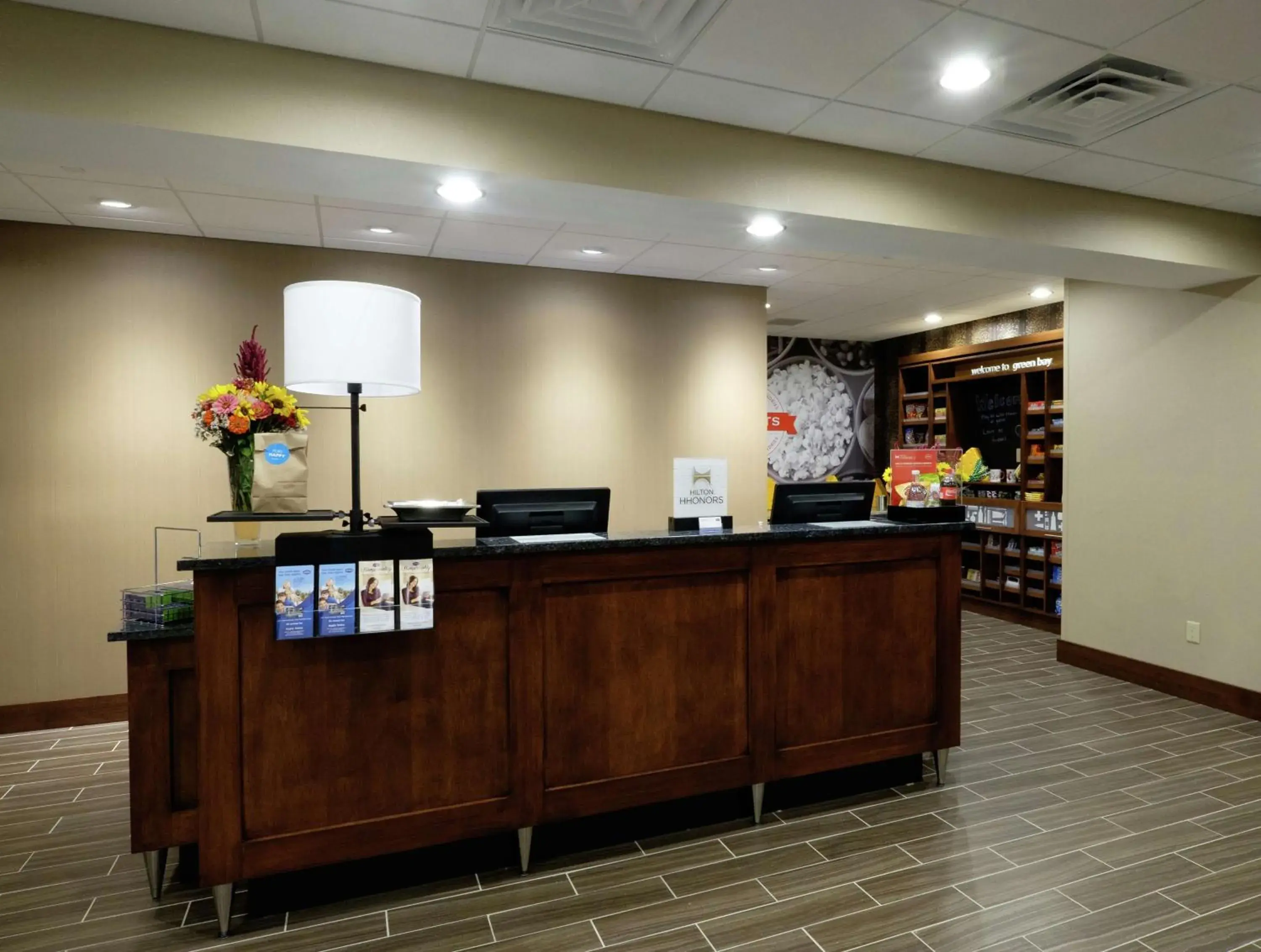 Lobby or reception in Hampton Inn Green Bay Downtown Lobby or reception in Hampton Inn Green Bay Downtown