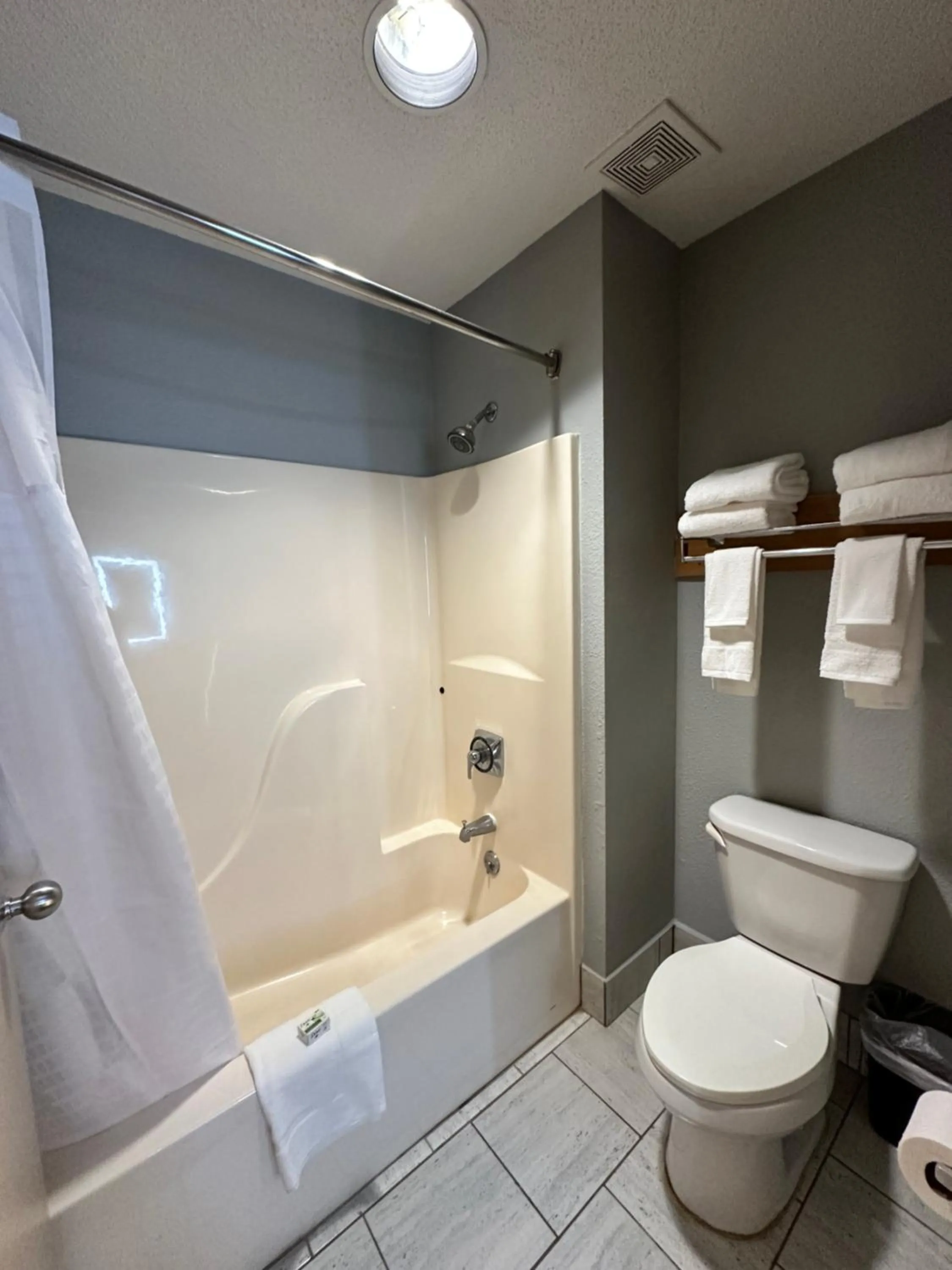 Shower in AmericInn by Wyndham Reedsburg