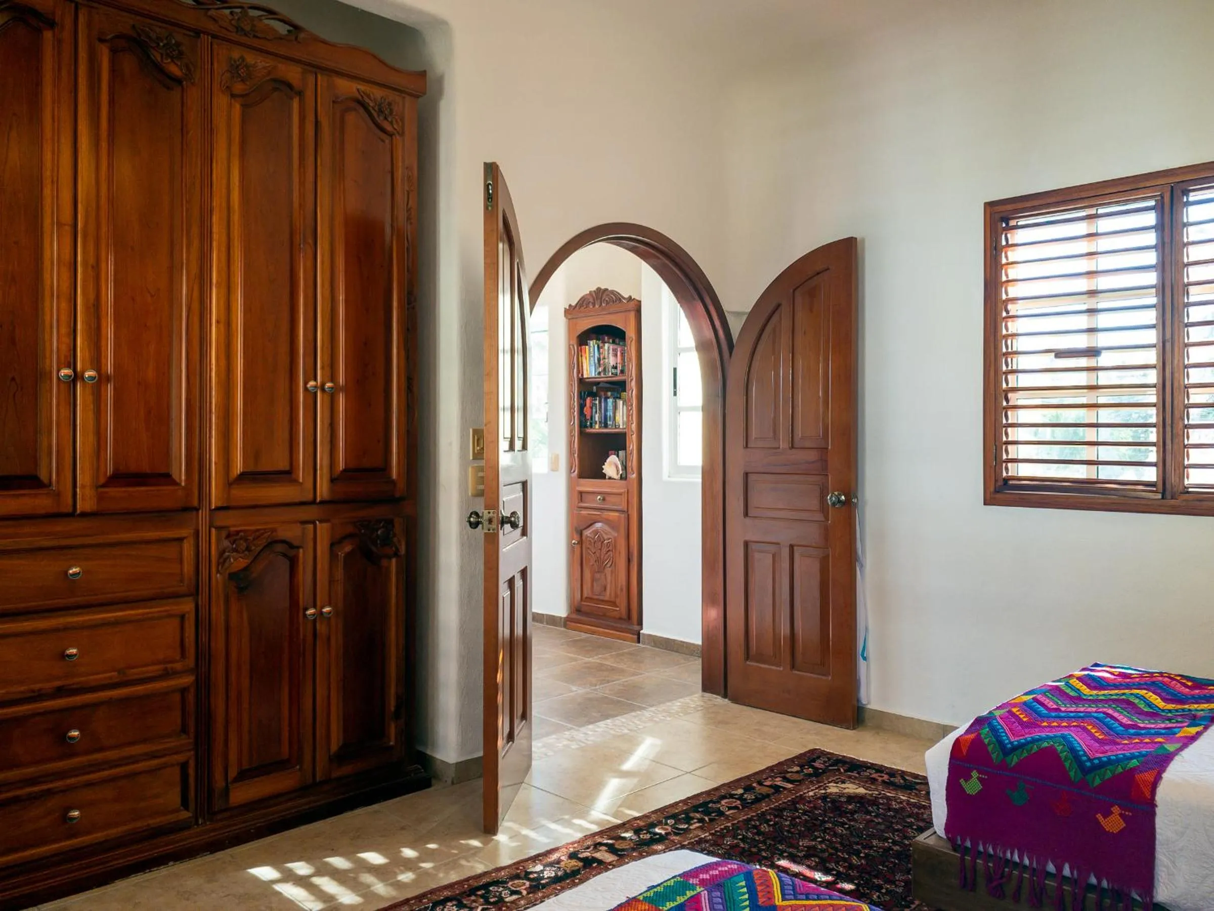 Bedroom, Bed in Casa Zarah - Hacienda Family Home - Pool and 2-Block to Beach