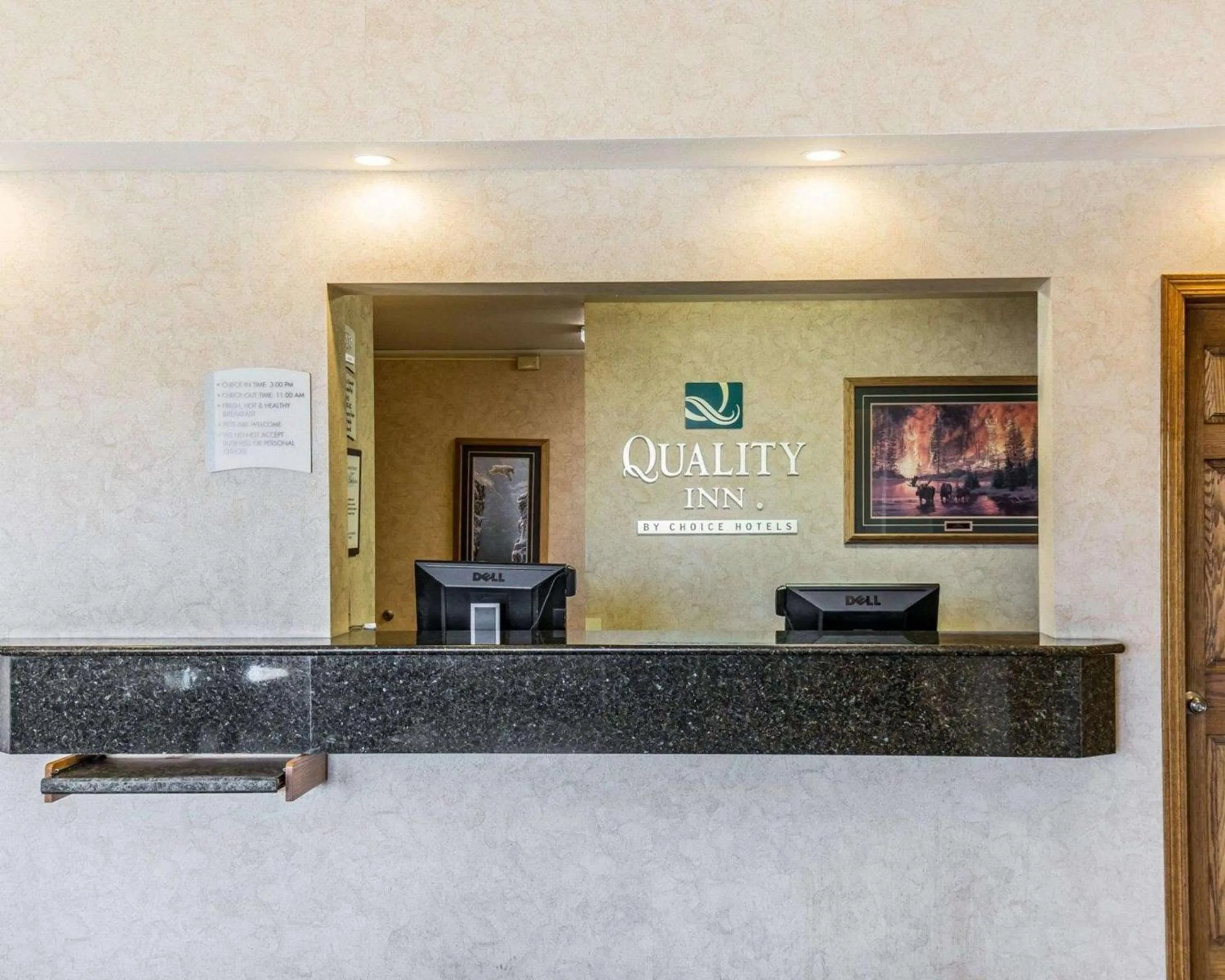 Lobby or reception in Quality Inn Sheridan