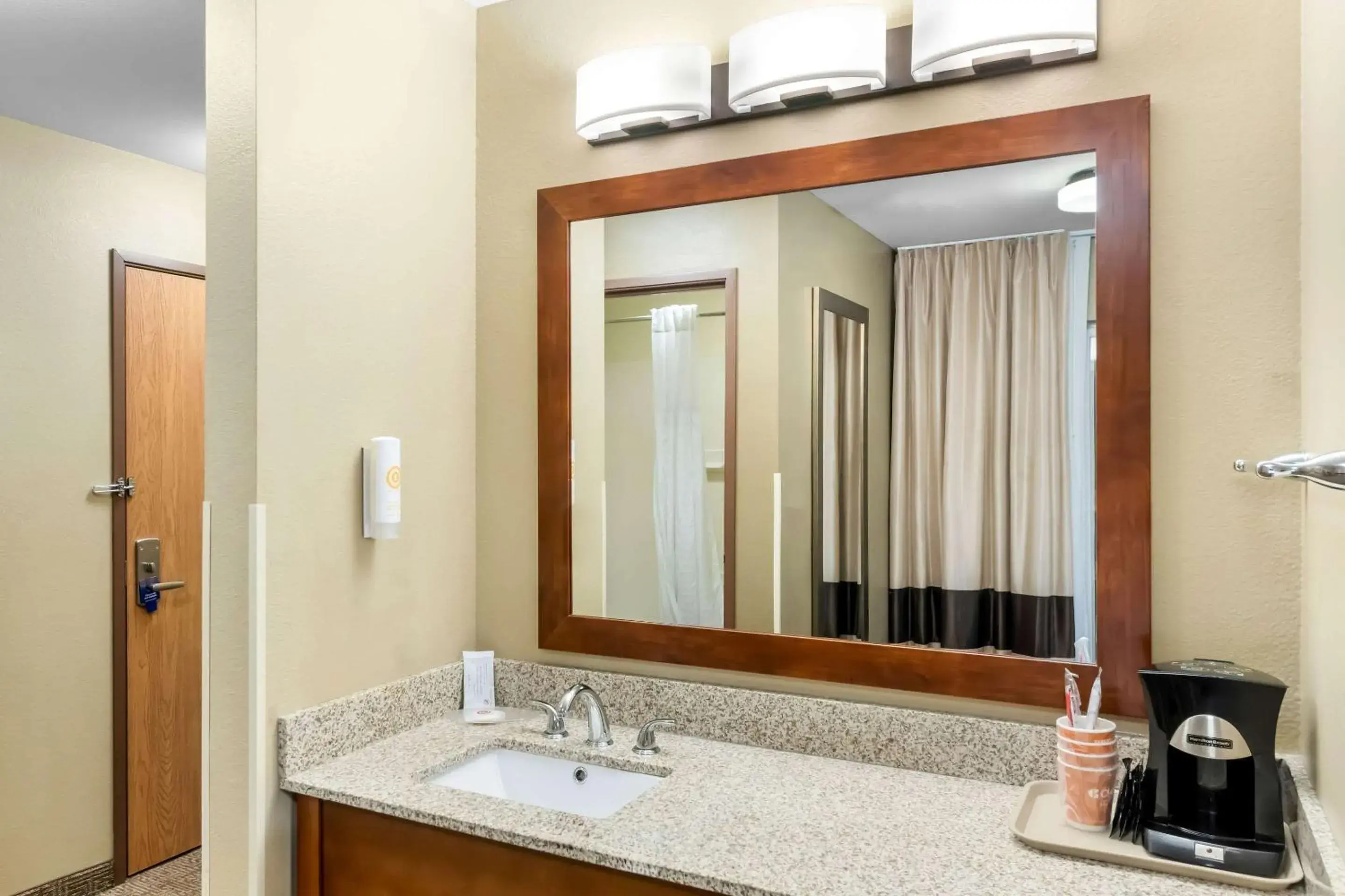 Bedroom in Comfort Inn & Suites Near University of Wyoming Bedroom in Comfort Inn & Suites Near University of Wyoming