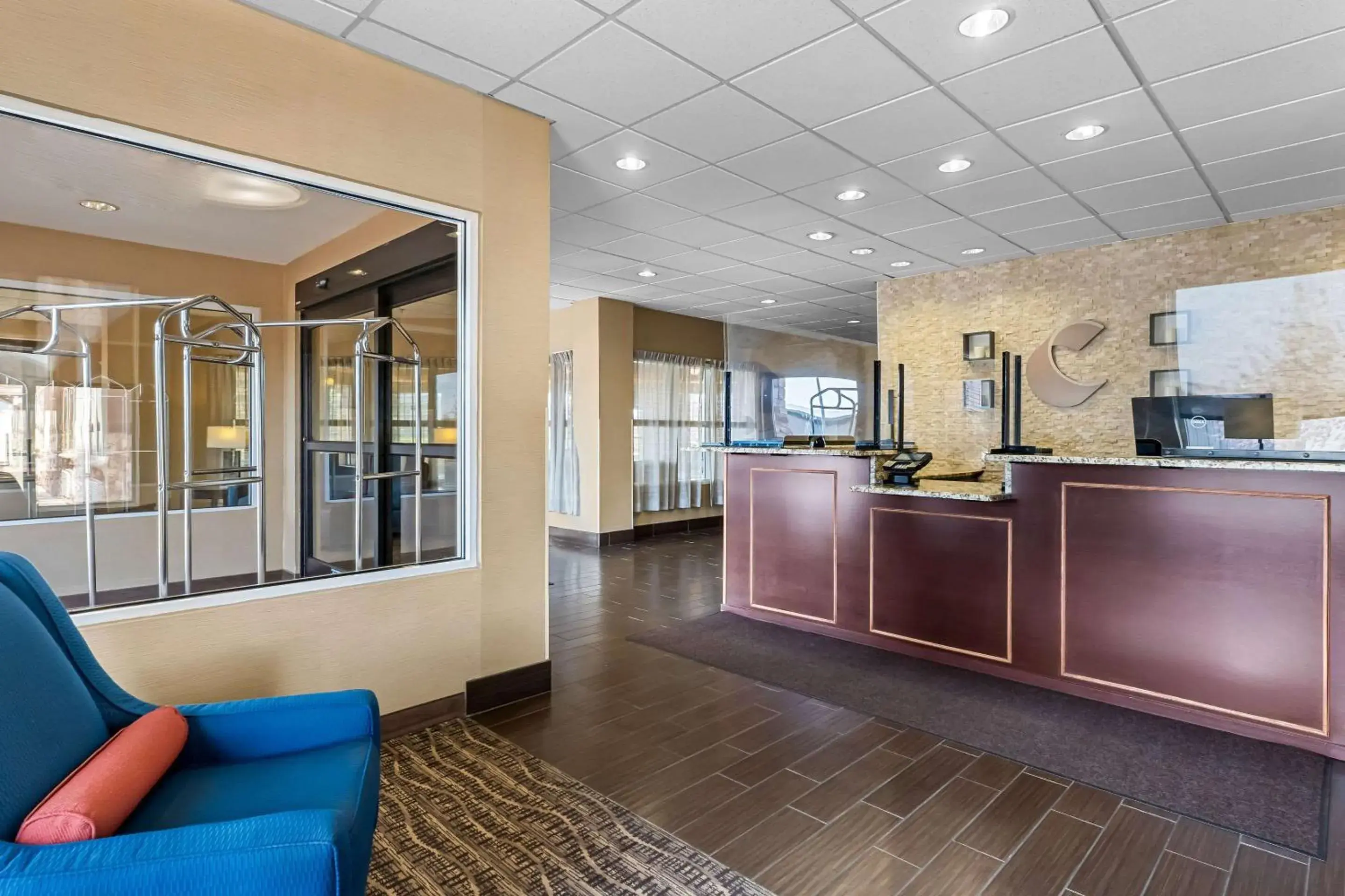 Lobby or reception in Comfort Inn & Suites Near University of Wyoming Lobby or reception in Comfort Inn & Suites Near University of Wyoming