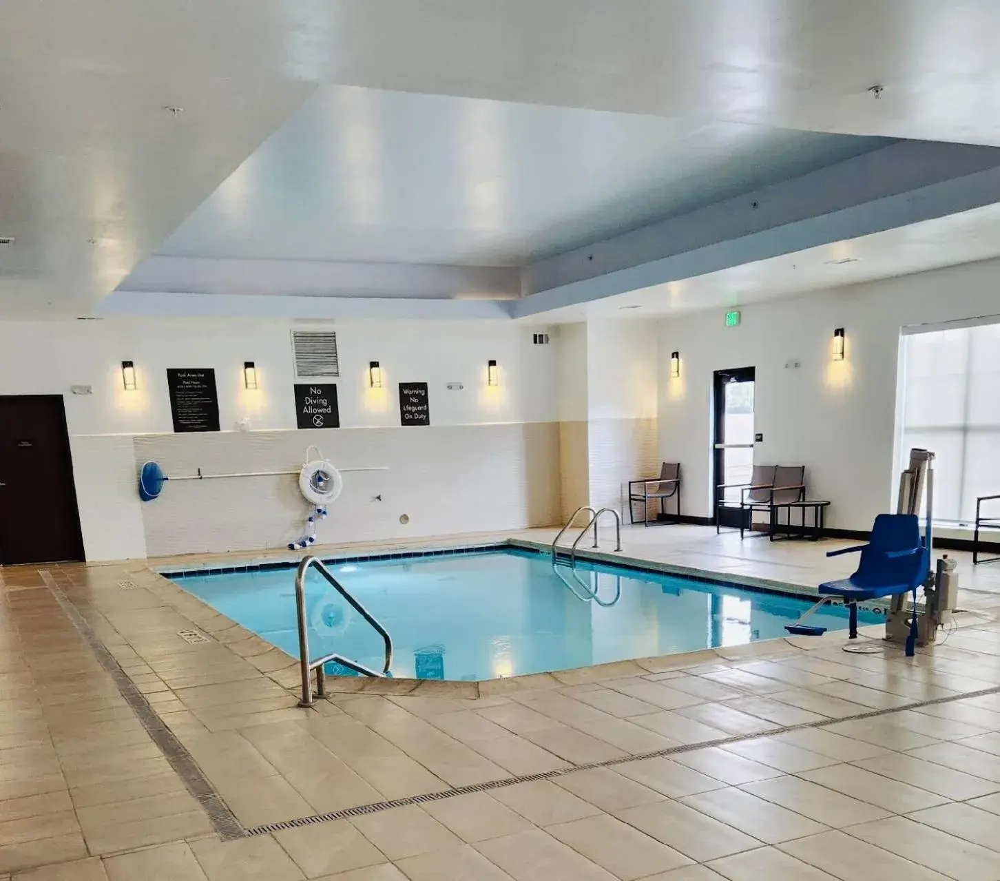 Pool view in Comfort Suites Cheyenne Pool view in Comfort Suites Cheyenne