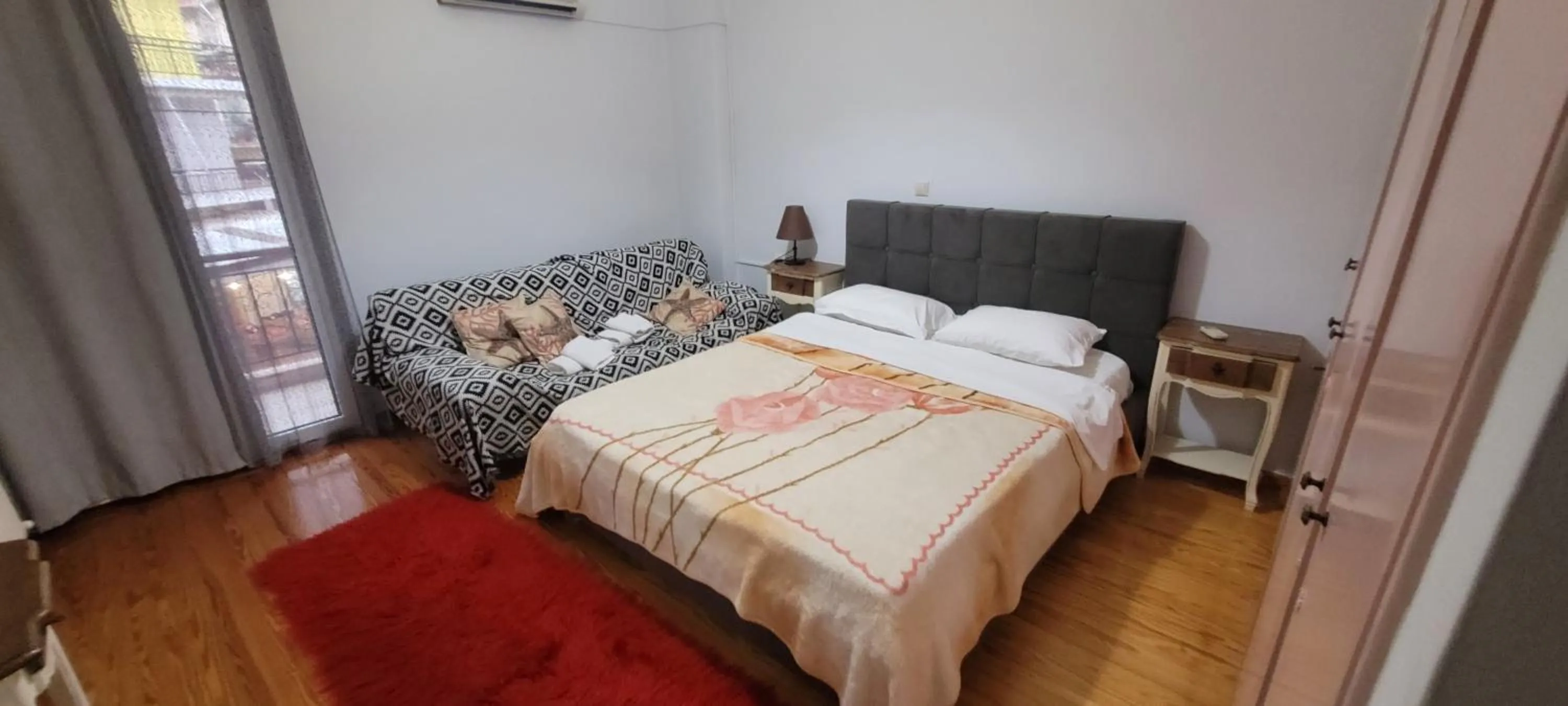 Bed in Lefkada Center Apartments