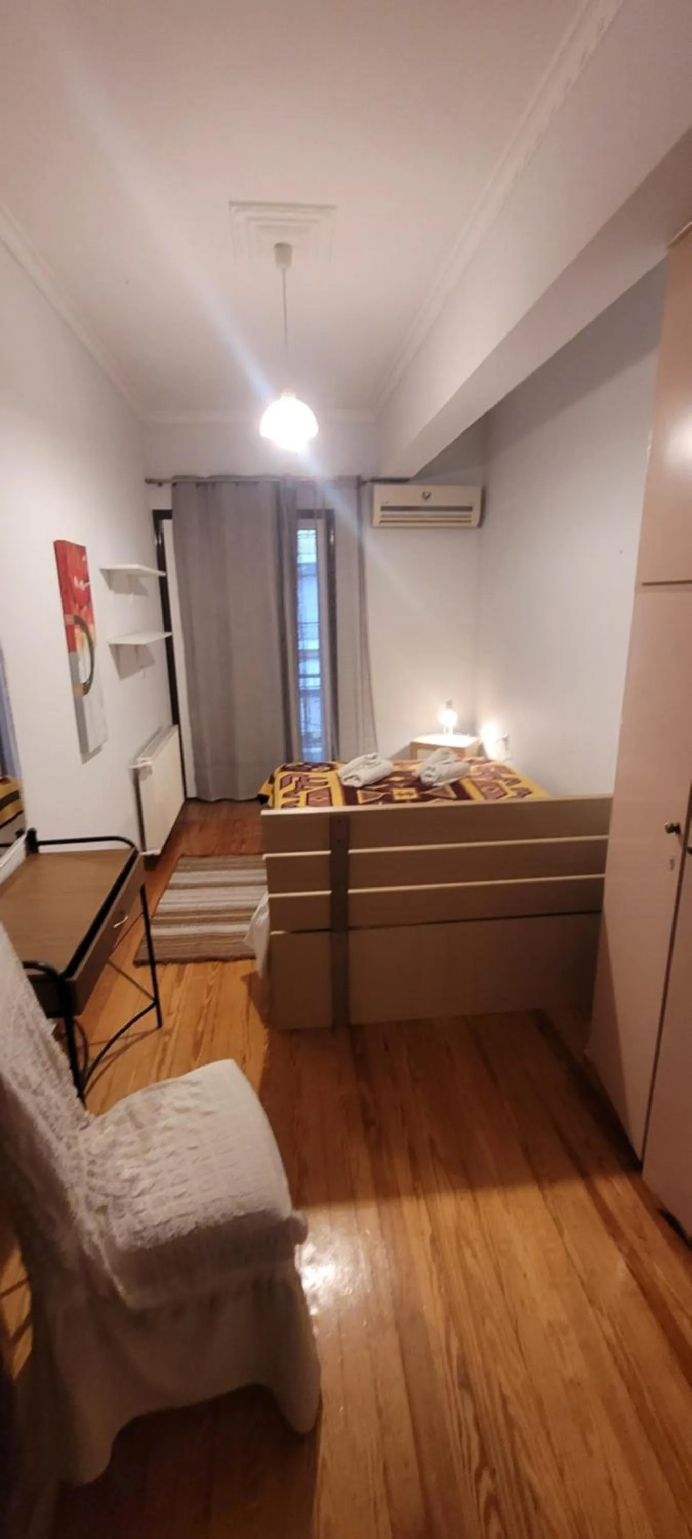 Bed in Lefkada Center Apartments