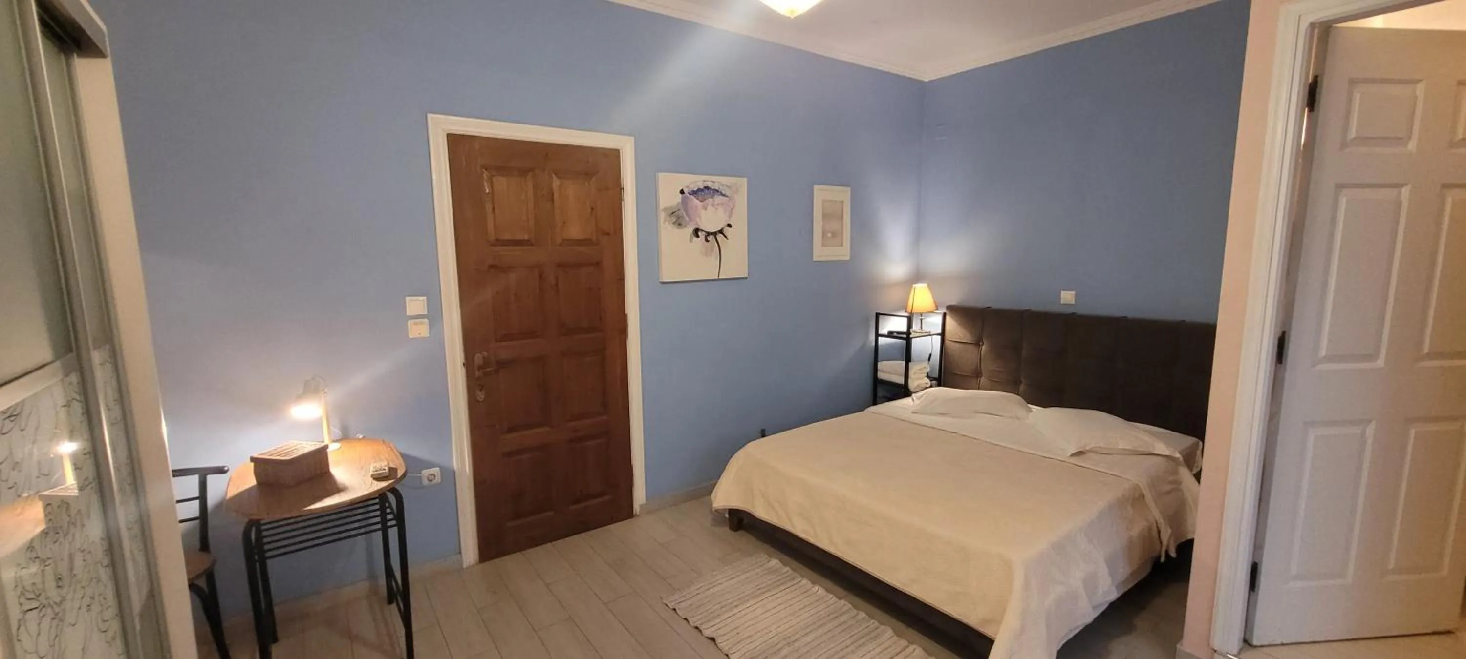 Bed in Lefkada Center Apartments