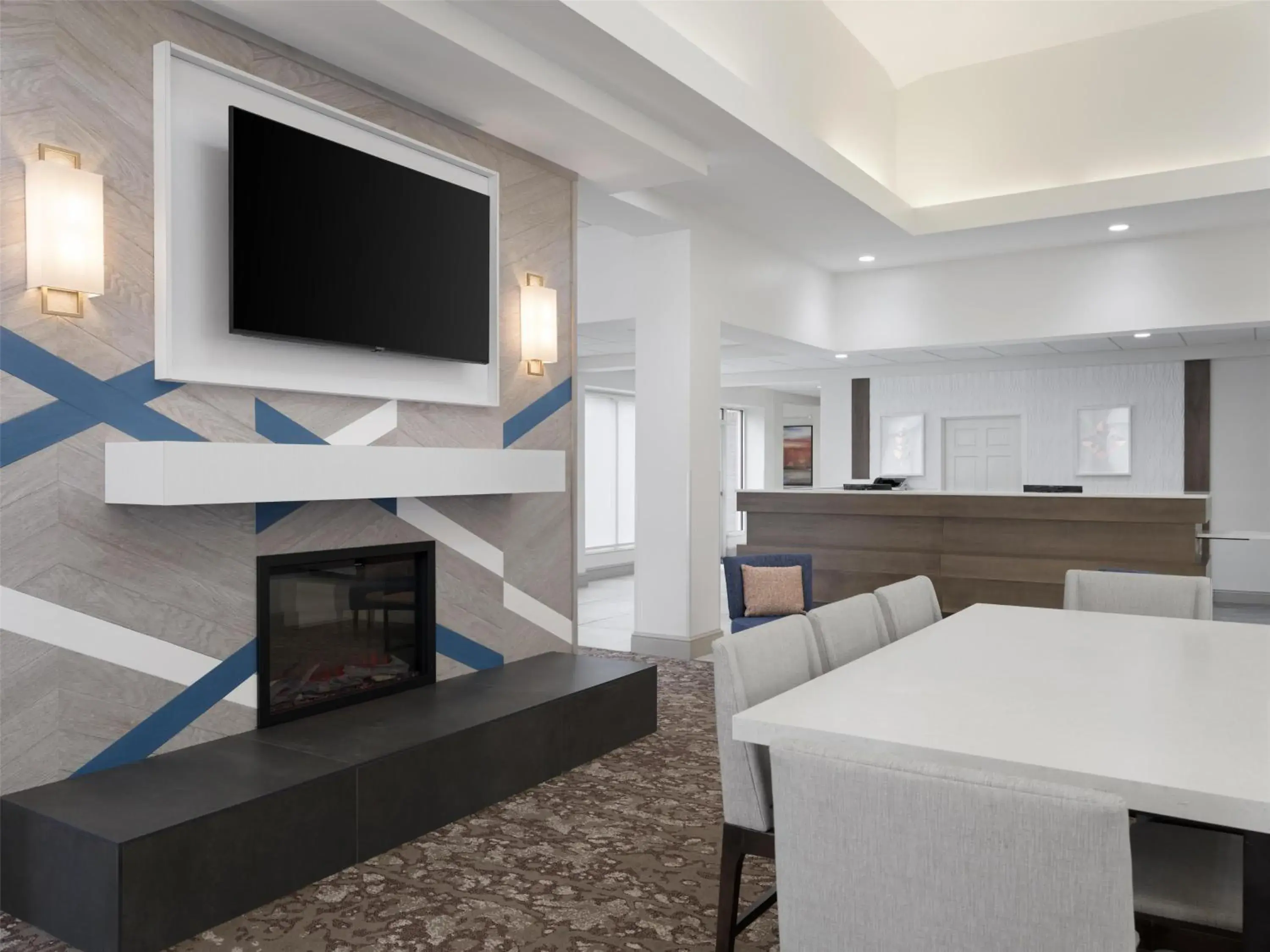 Lobby or reception in Hilton Garden Inn Indianapolis Northeast/Fishers Lobby or reception in Hilton Garden Inn Indianapolis Northeast/Fishers