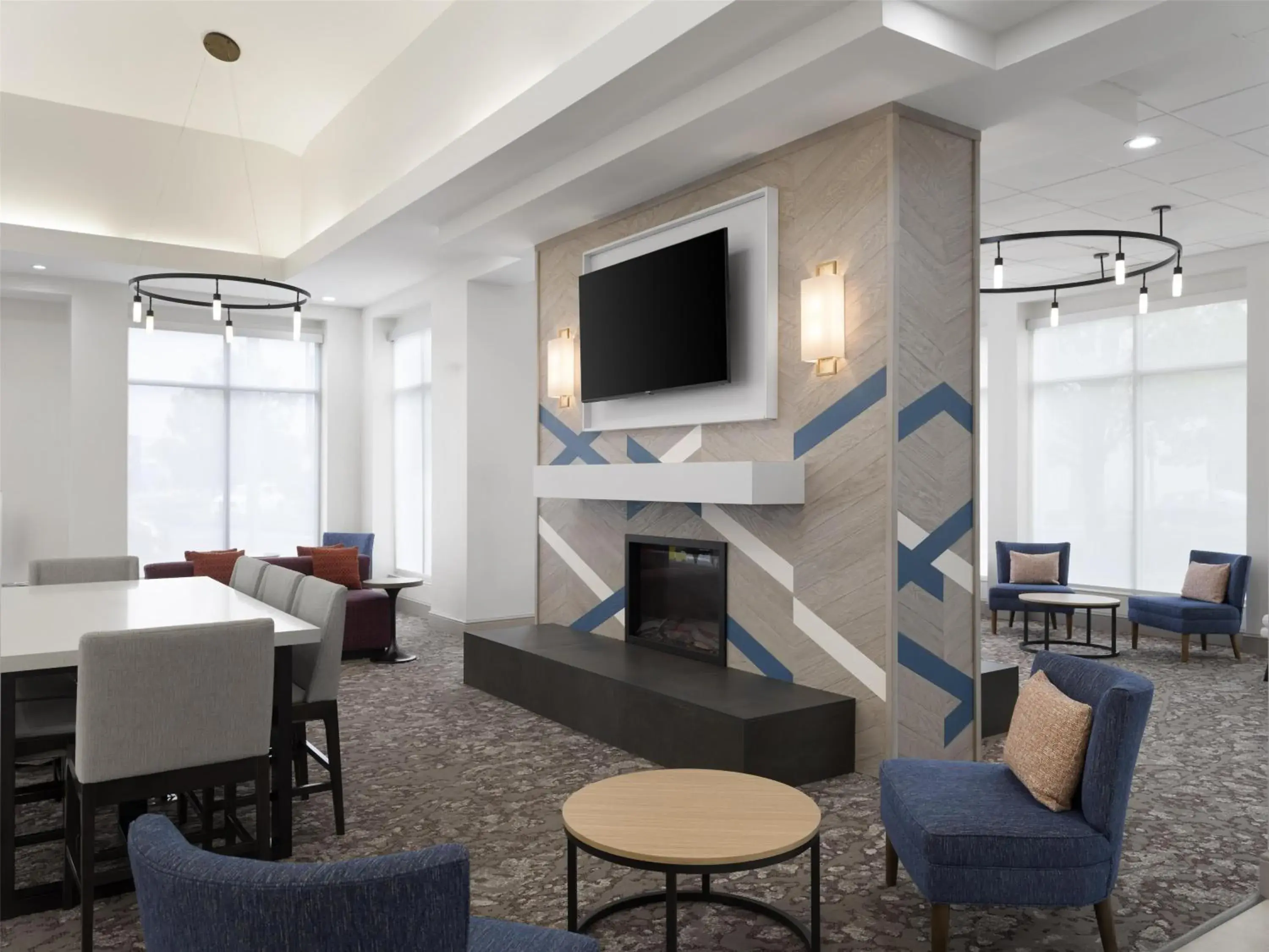 Lobby or reception in Hilton Garden Inn Indianapolis Northeast/Fishers Lobby or reception in Hilton Garden Inn Indianapolis Northeast/Fishers