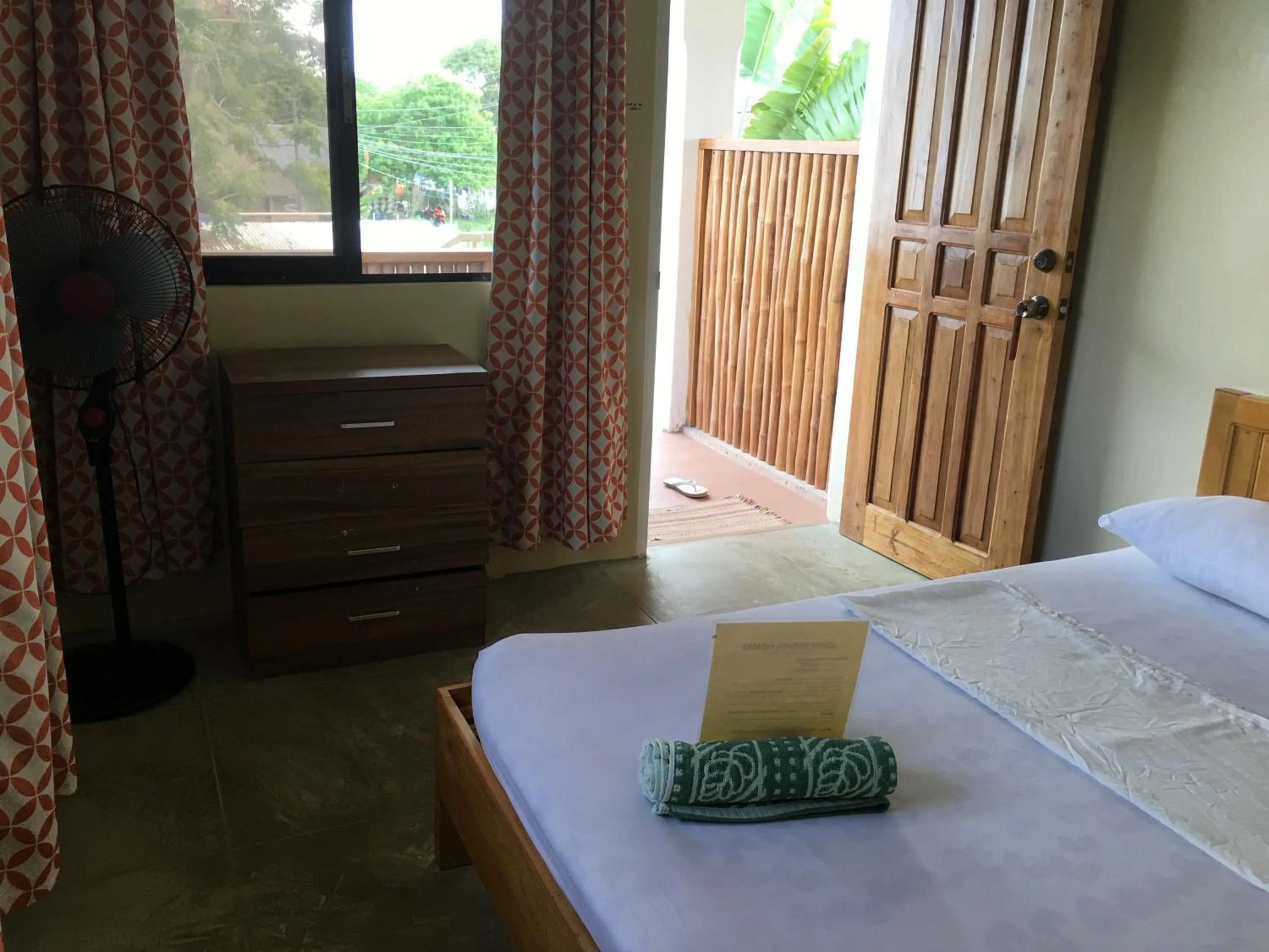 Bed in John Verhel Homes