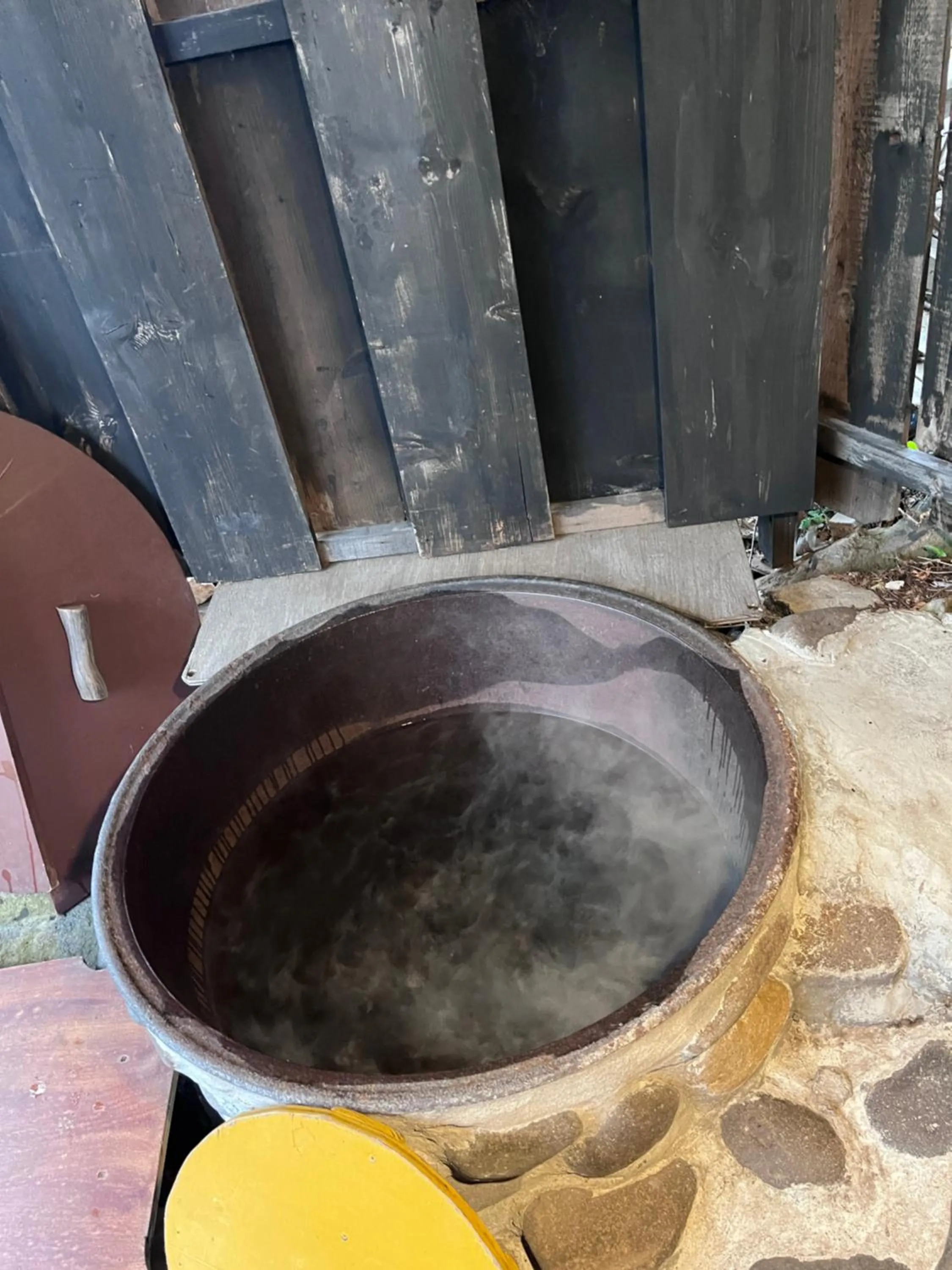 Open Air Bath in Boken Kazoku