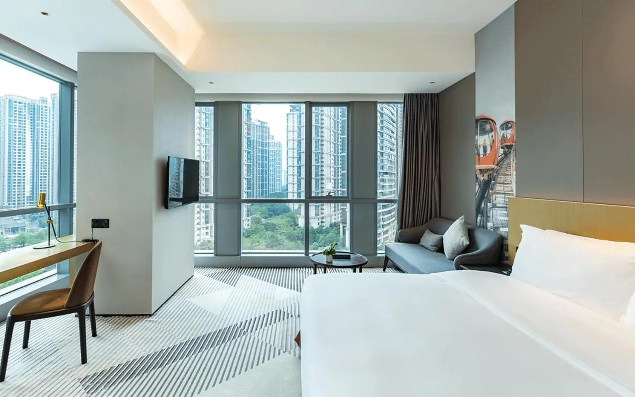 Bed in La Yarda Hotel Guangzhou